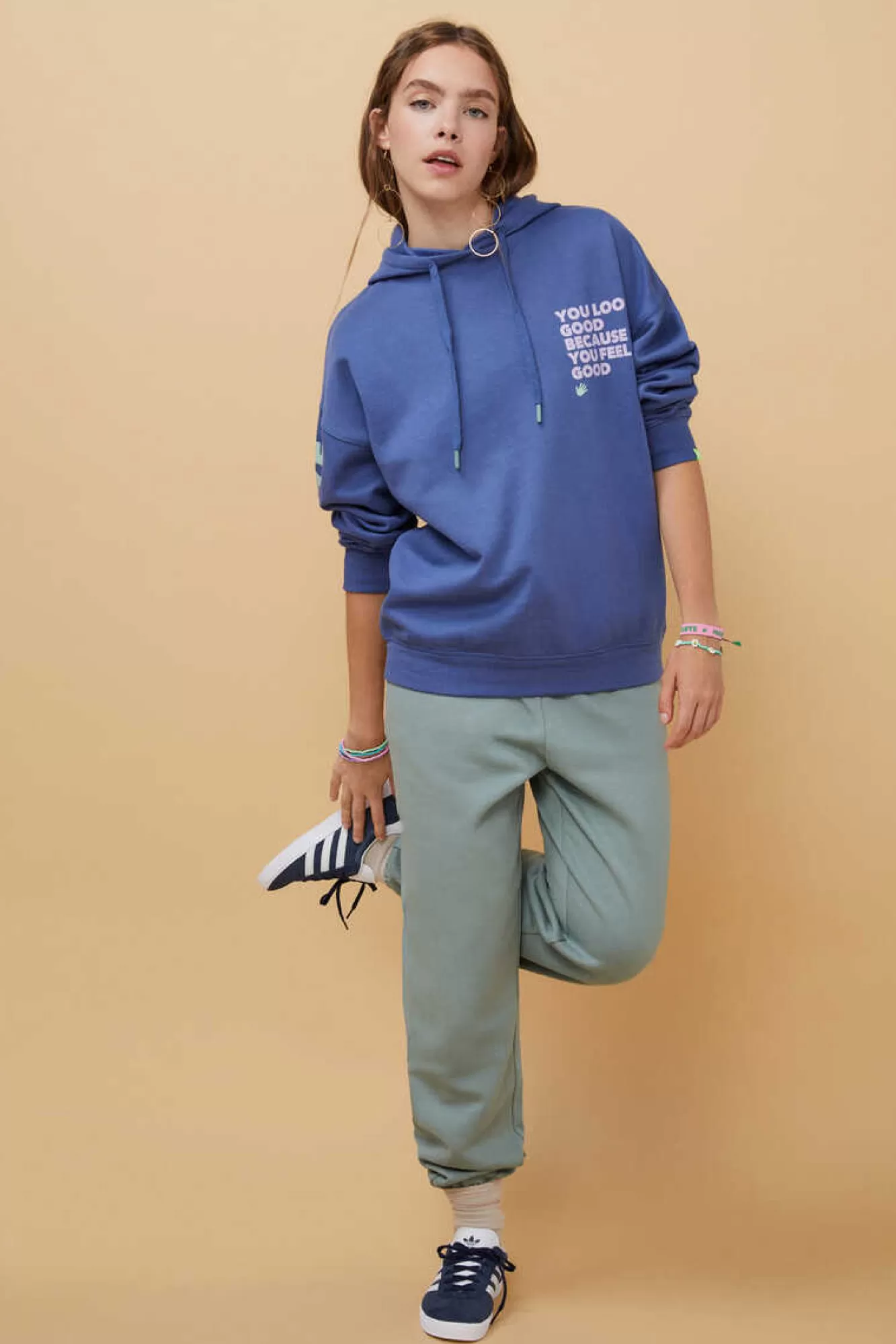 HI&BYE Sweatshirt Capuz Felpa Logo