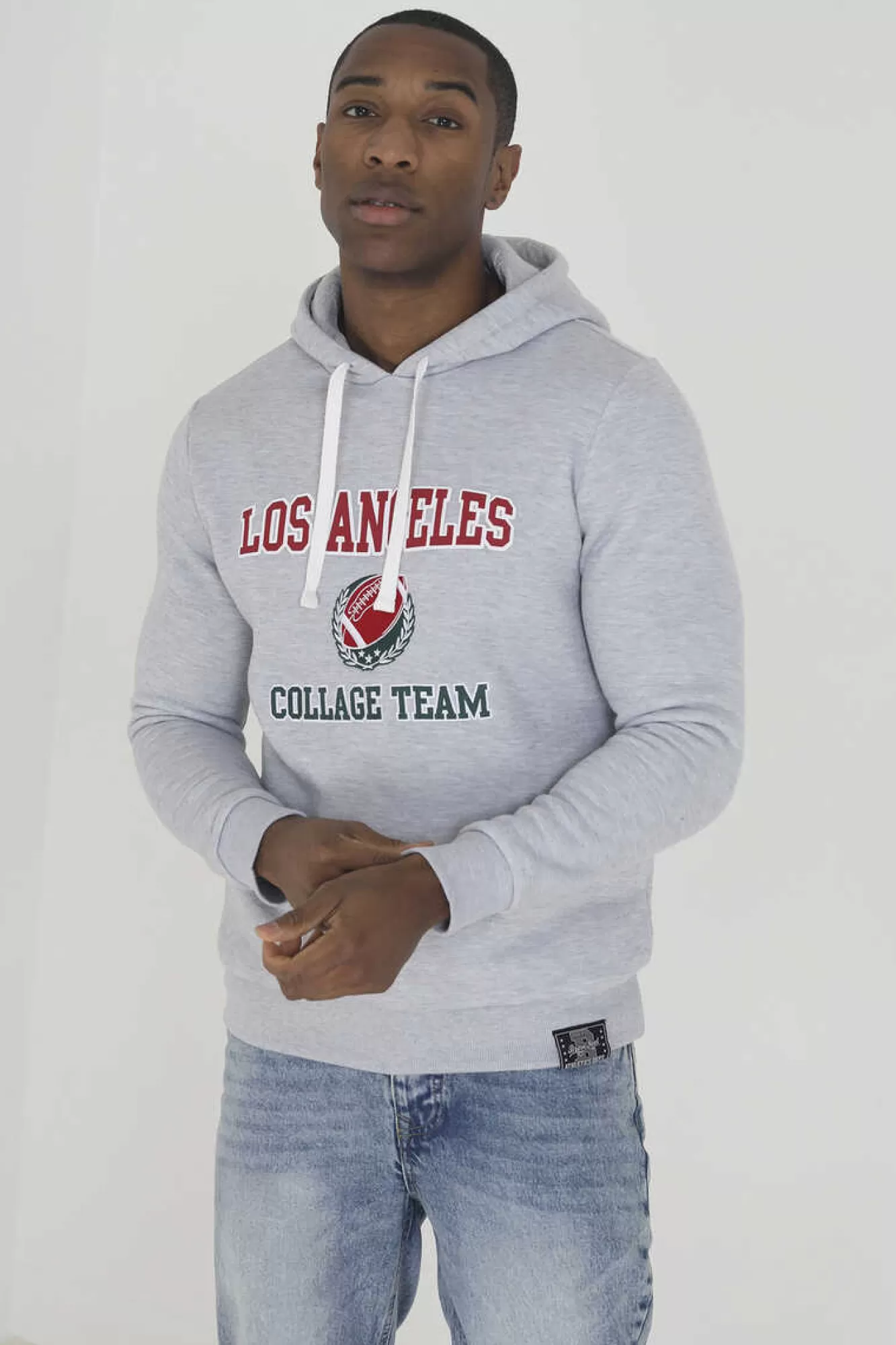 Brave Soul Sweatshirt Com Capuz E Print