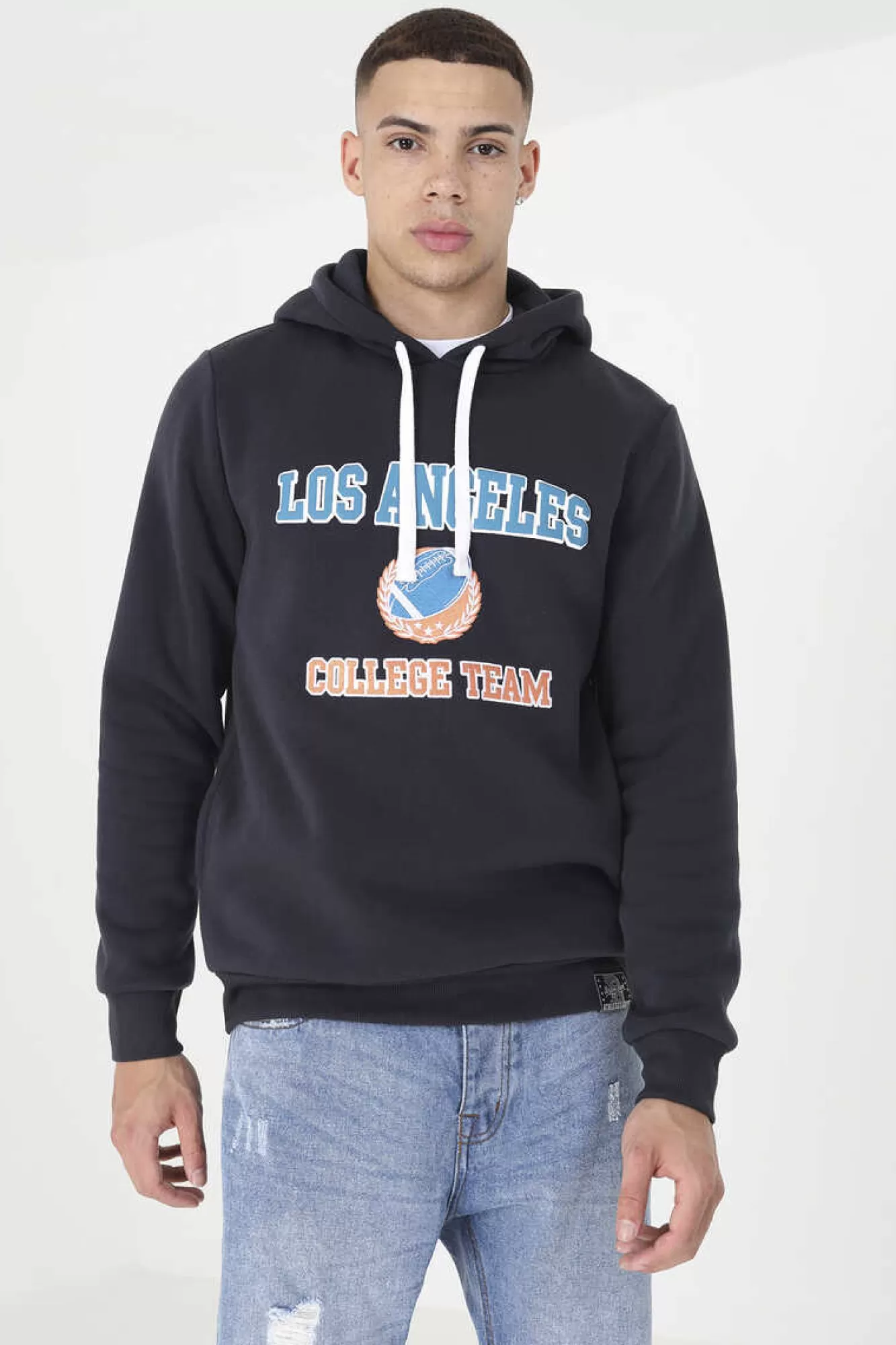 Brave Soul Sweatshirt Com Capuz E Print