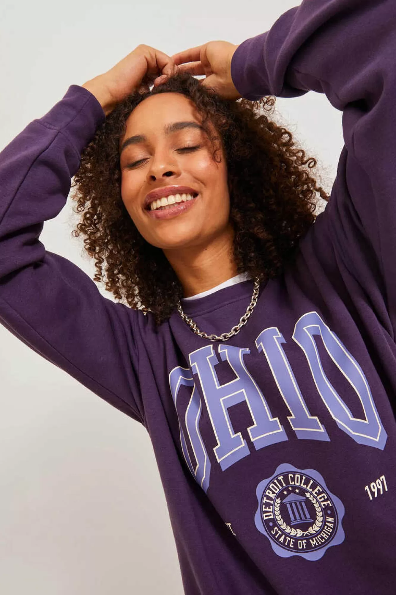 Jack & Jones Sweatshirt De Mulher Estampado College