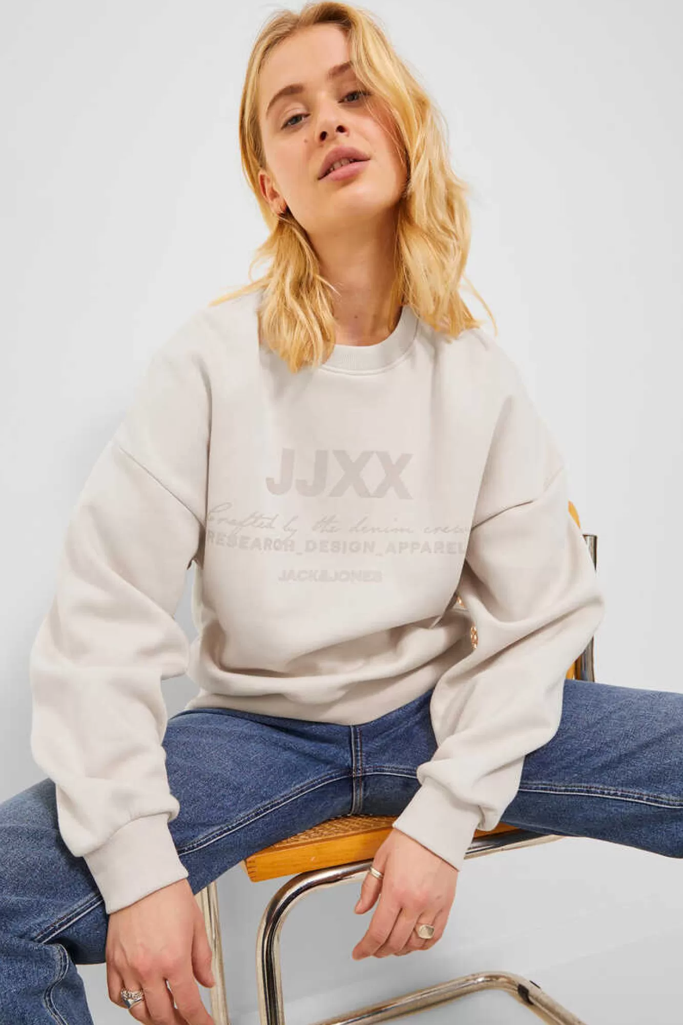 Jack & Jones Sweatshirt De Mulher Estampado Logo