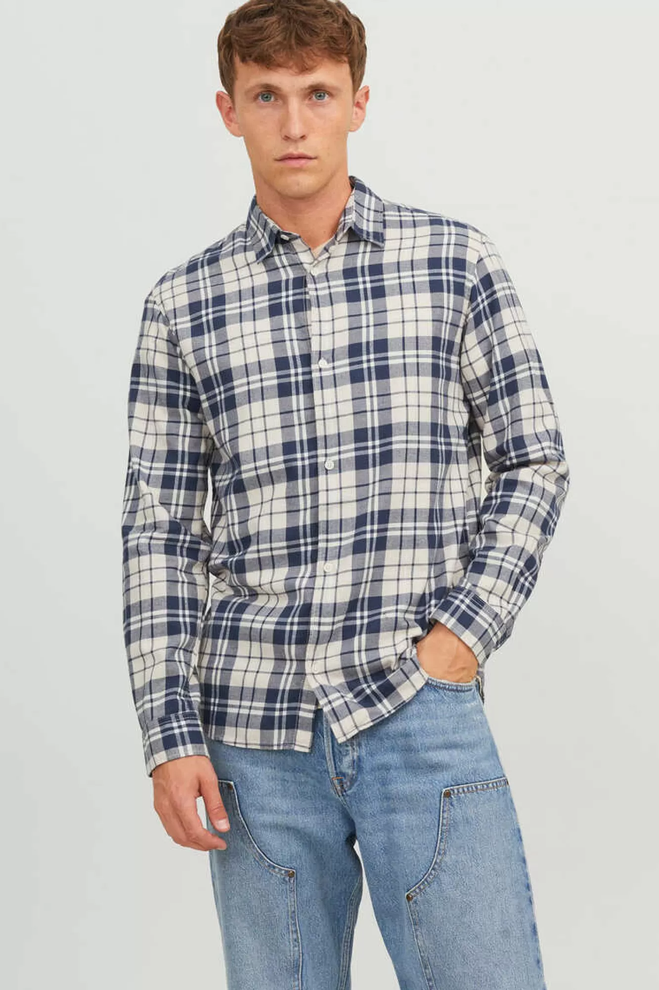 Jack & Jones Sweatshirt Gola Redonda Basica Plus