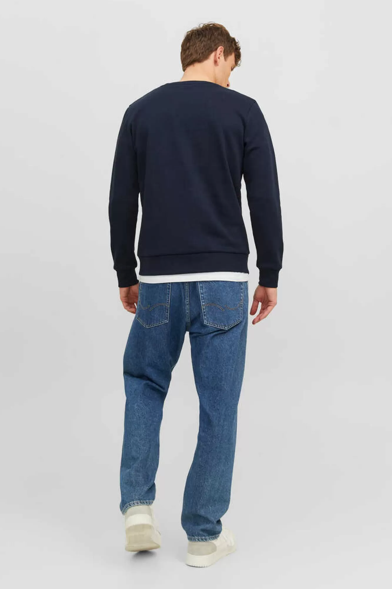 Jack & Jones Sweatshirt Gola Redonda Print Logo