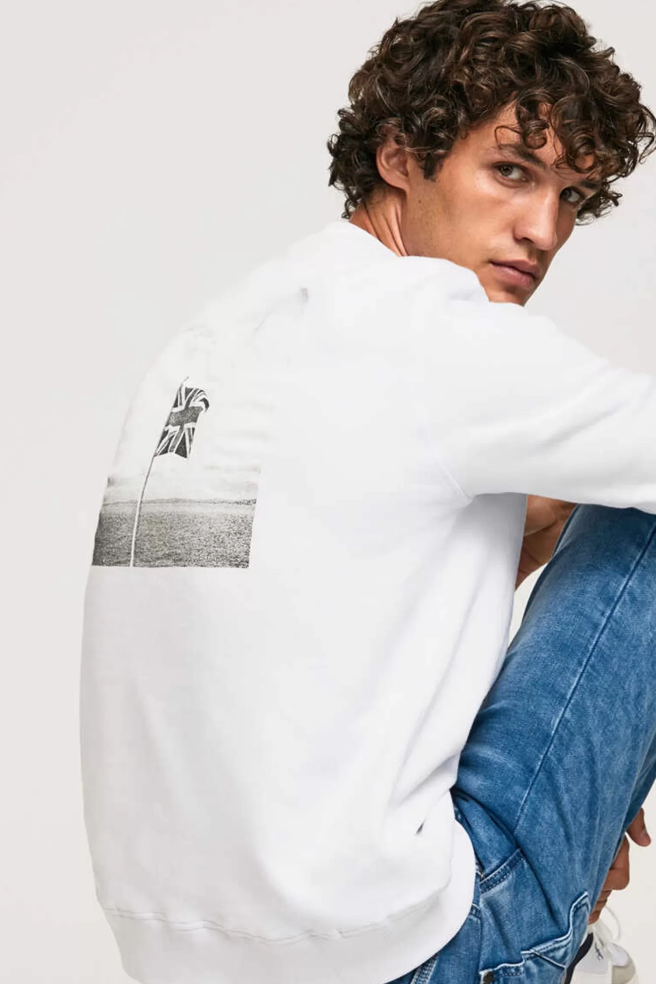 Pepe Jeans Sweatshirt Homem Gola Redonda