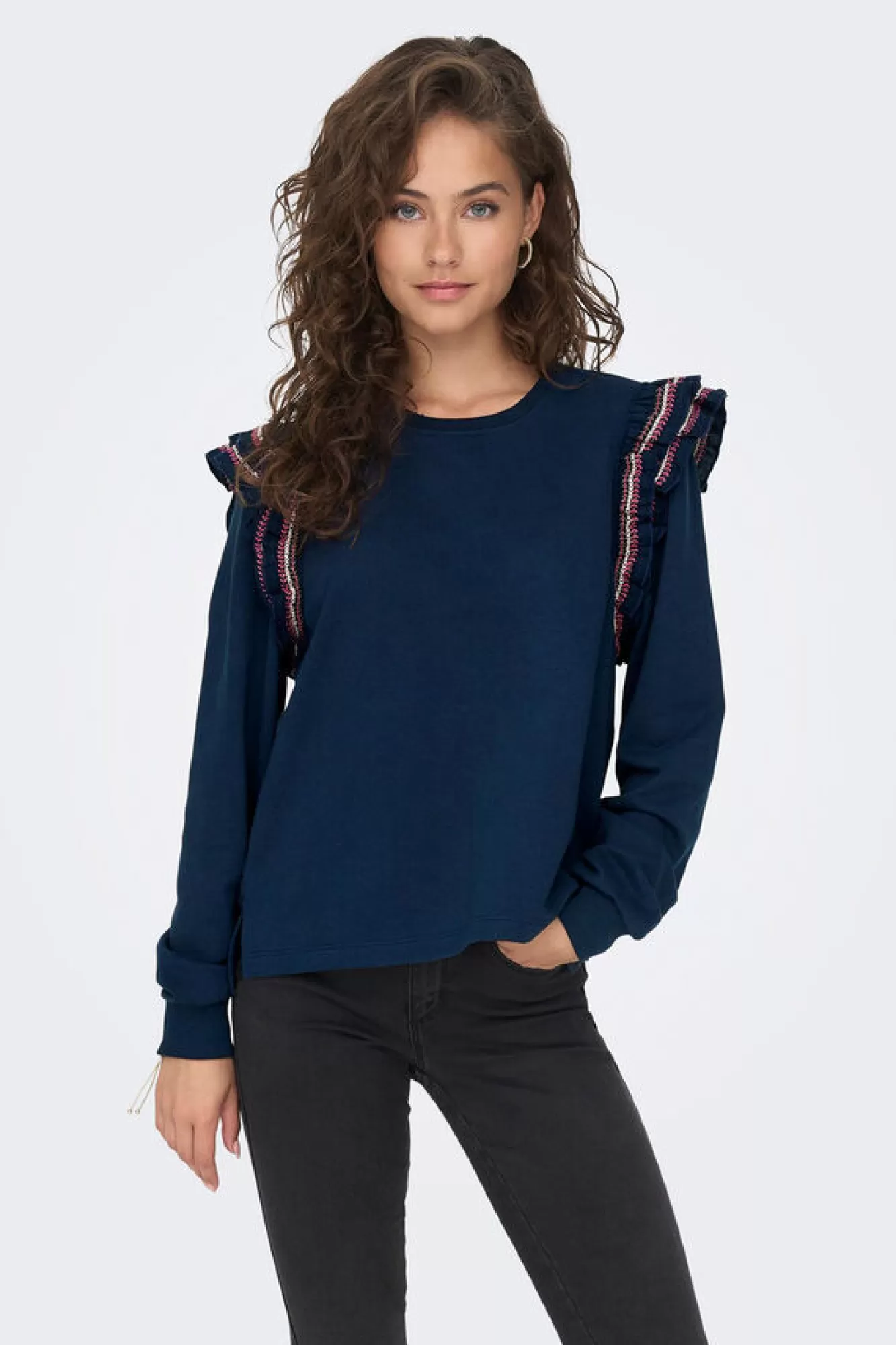 Only Sweatshirt Ruschen