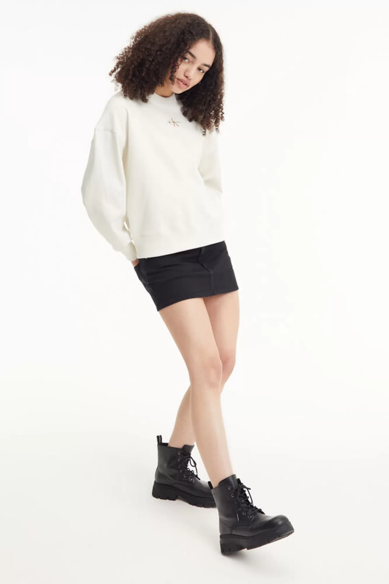 Calvin Klein Sweatshirt Sem Capuz Mulher