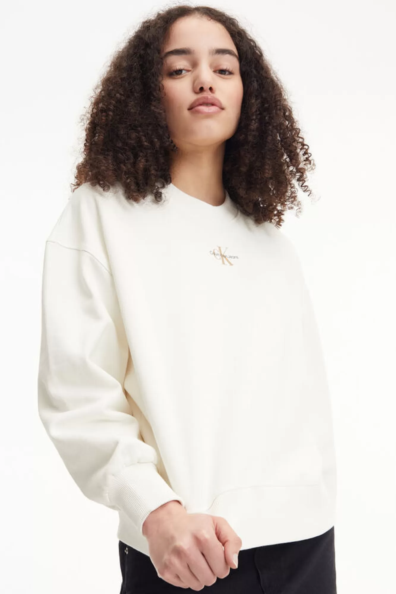 Calvin Klein Sweatshirt Sem Capuz Mulher