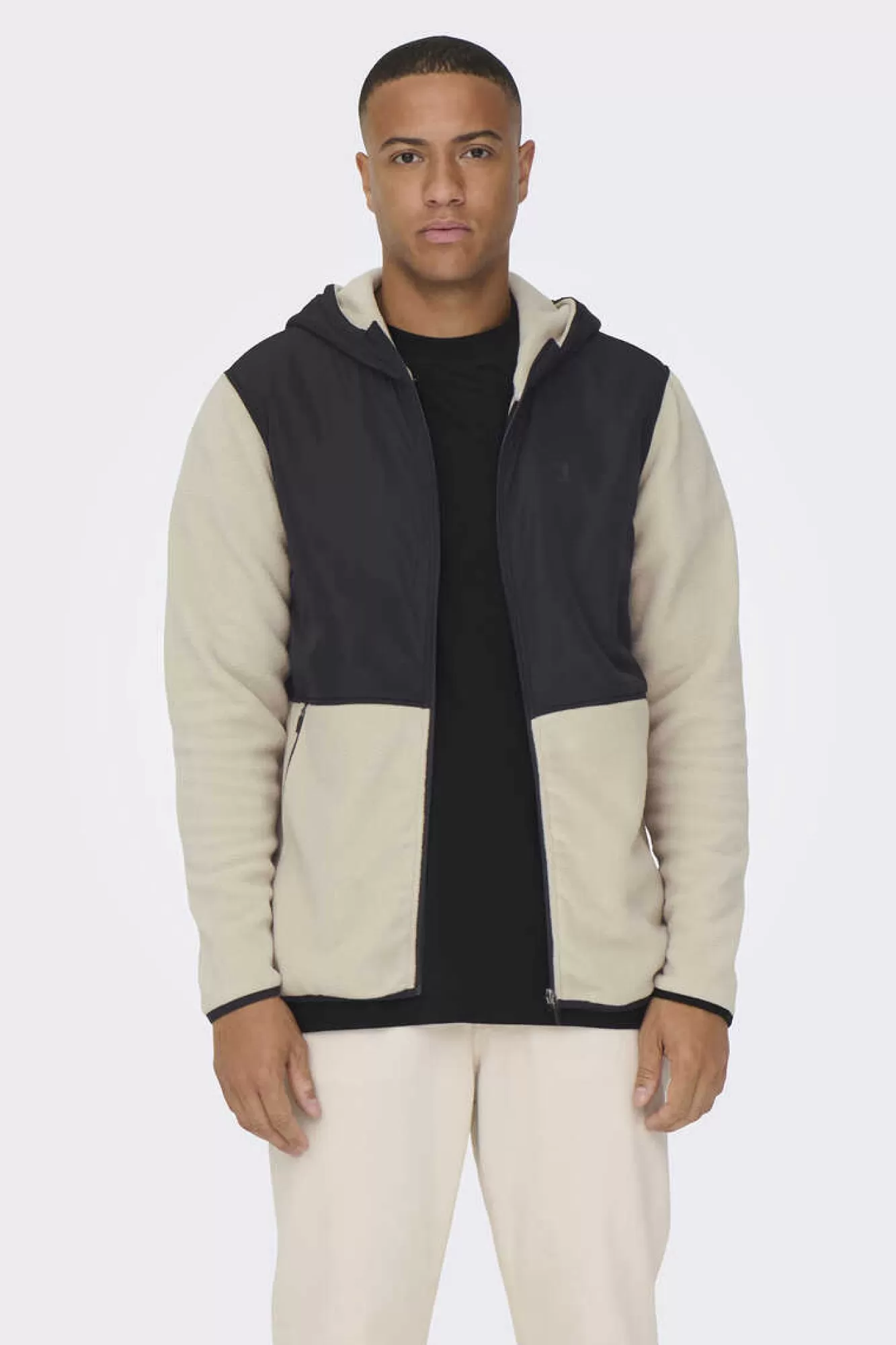 Only & Sons Sweatshirt Tecido Forro Polar
