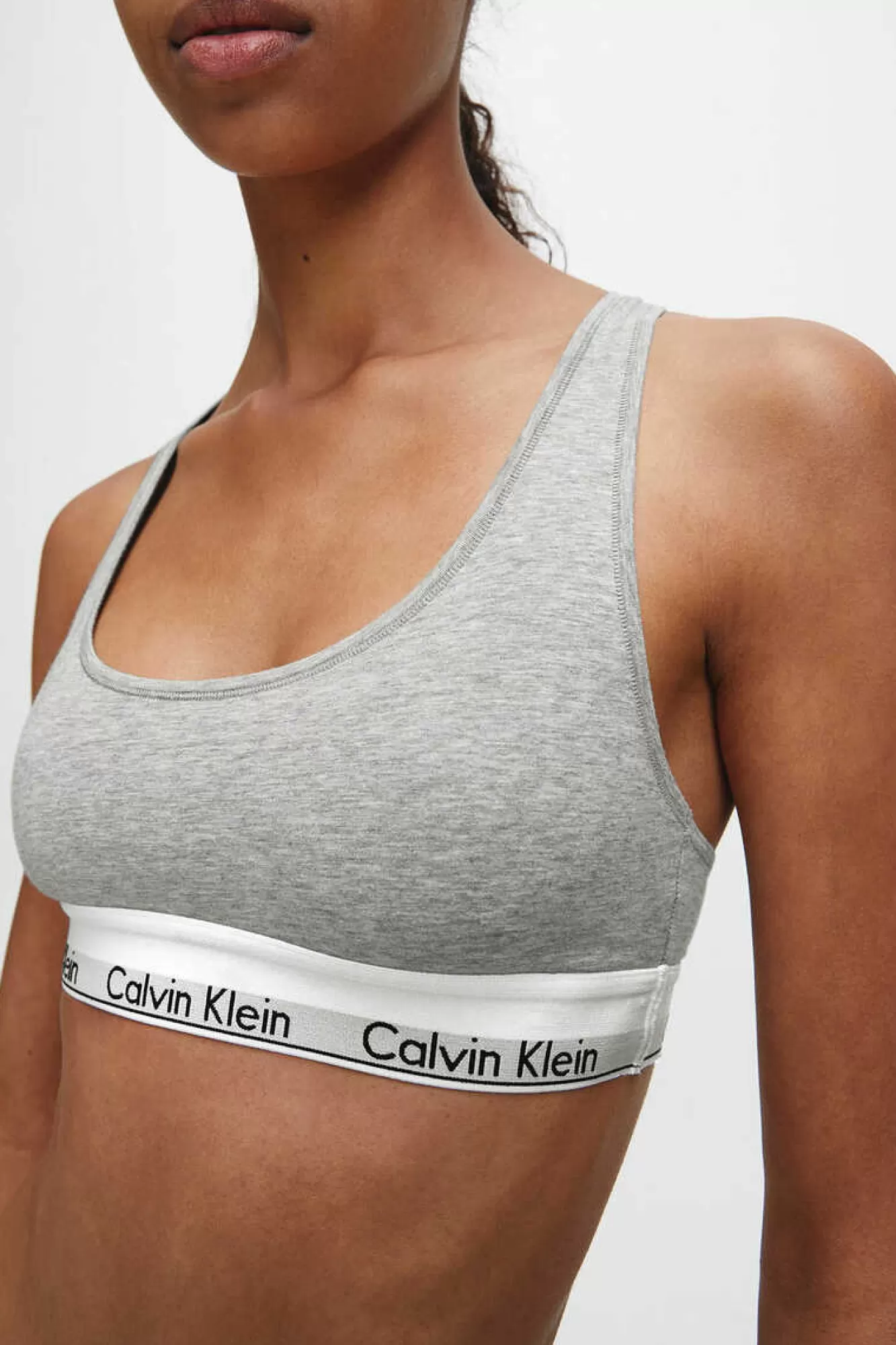 Calvin Klein Top De Algodao Modern Cotton