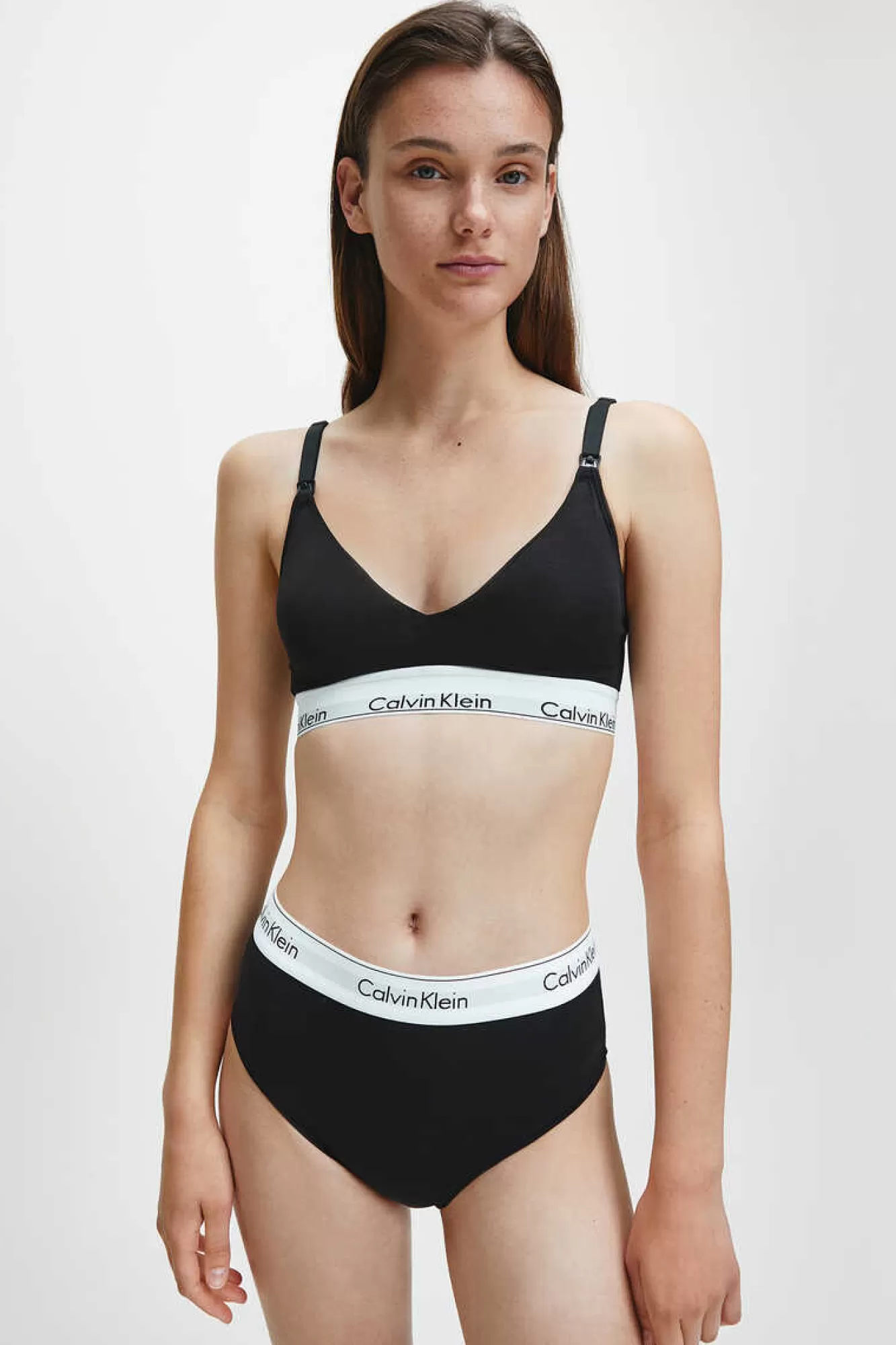 Calvin Klein Top De Maternidade Algodao Com Cos Da
