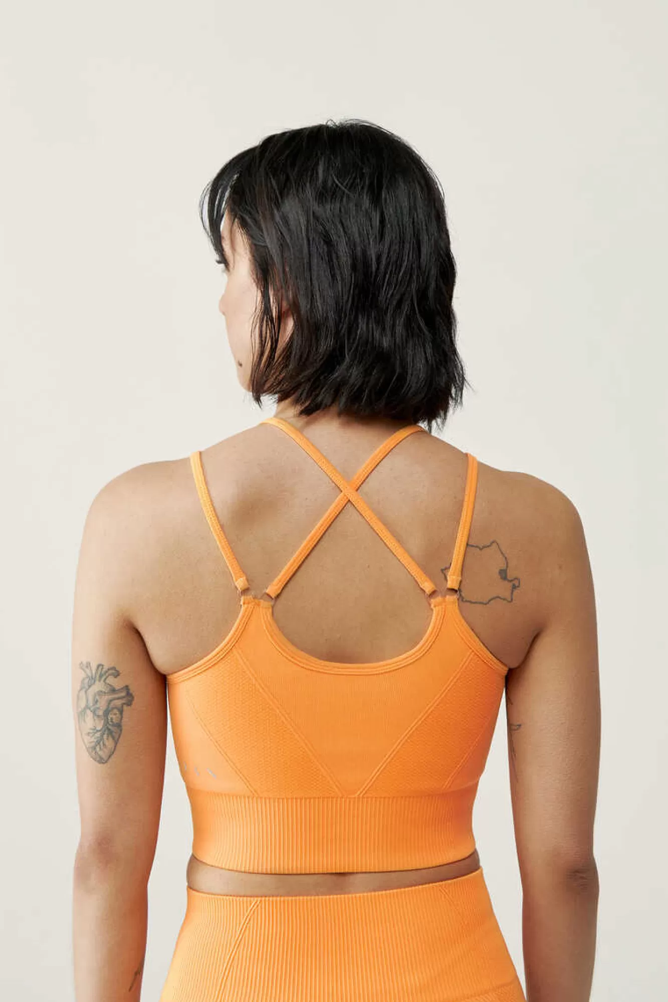 Born Living Yoga Top Isolda Papaya