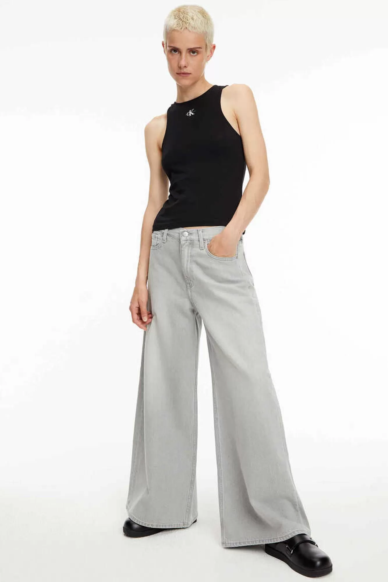 Calvin Klein Top Malha Milano