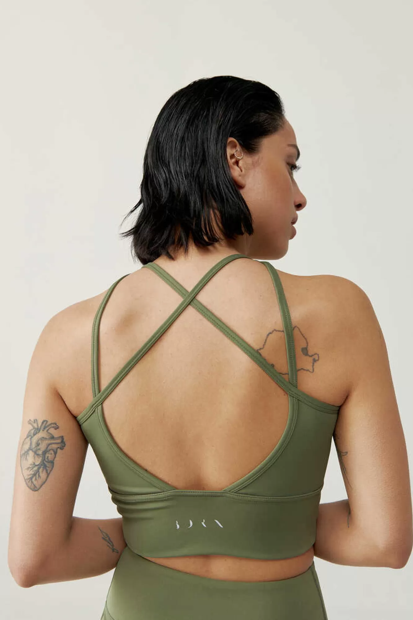 Born Living Yoga Top Seia Crocodile