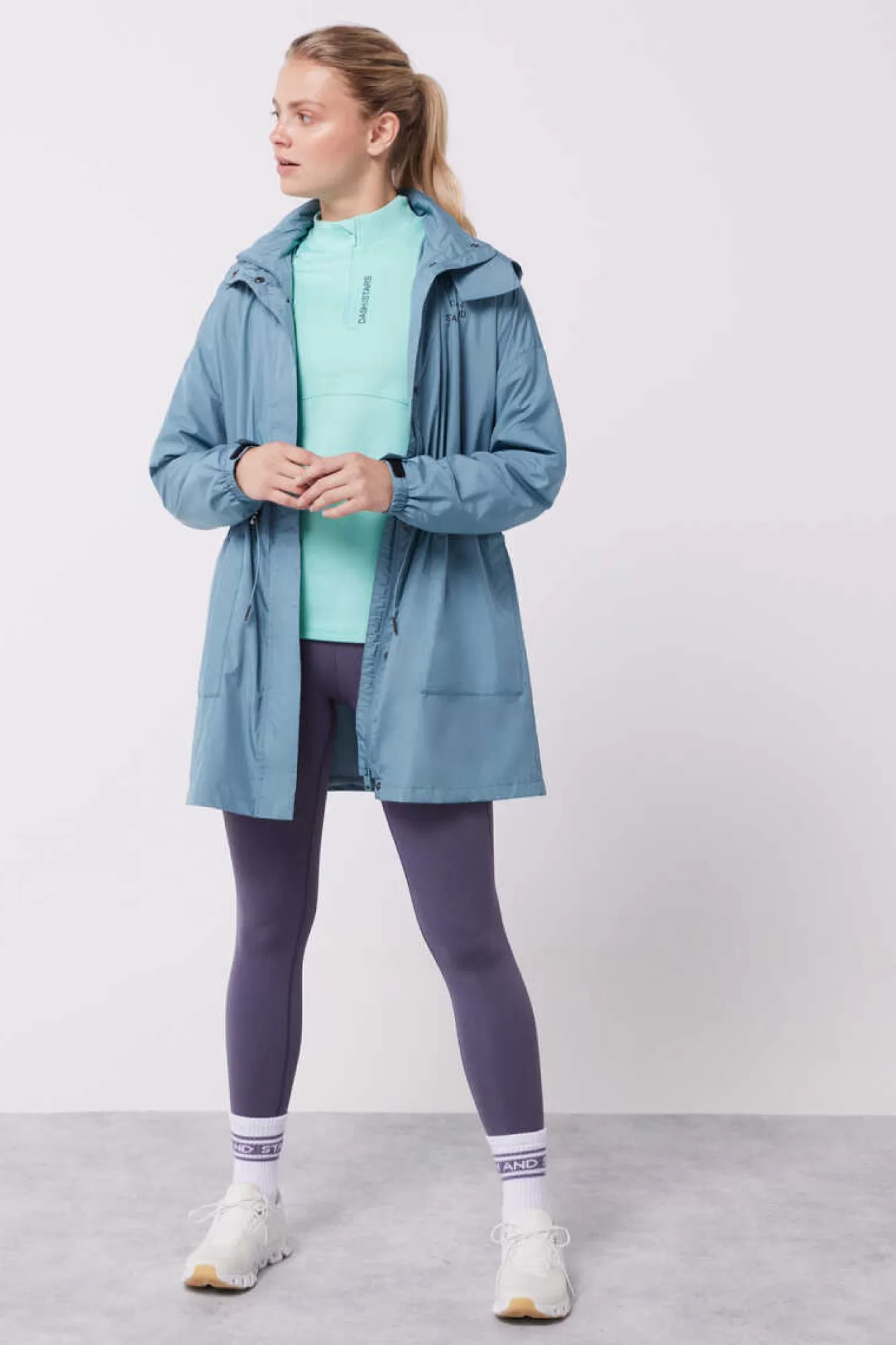 Dash and Stars Trench Water-Repellent