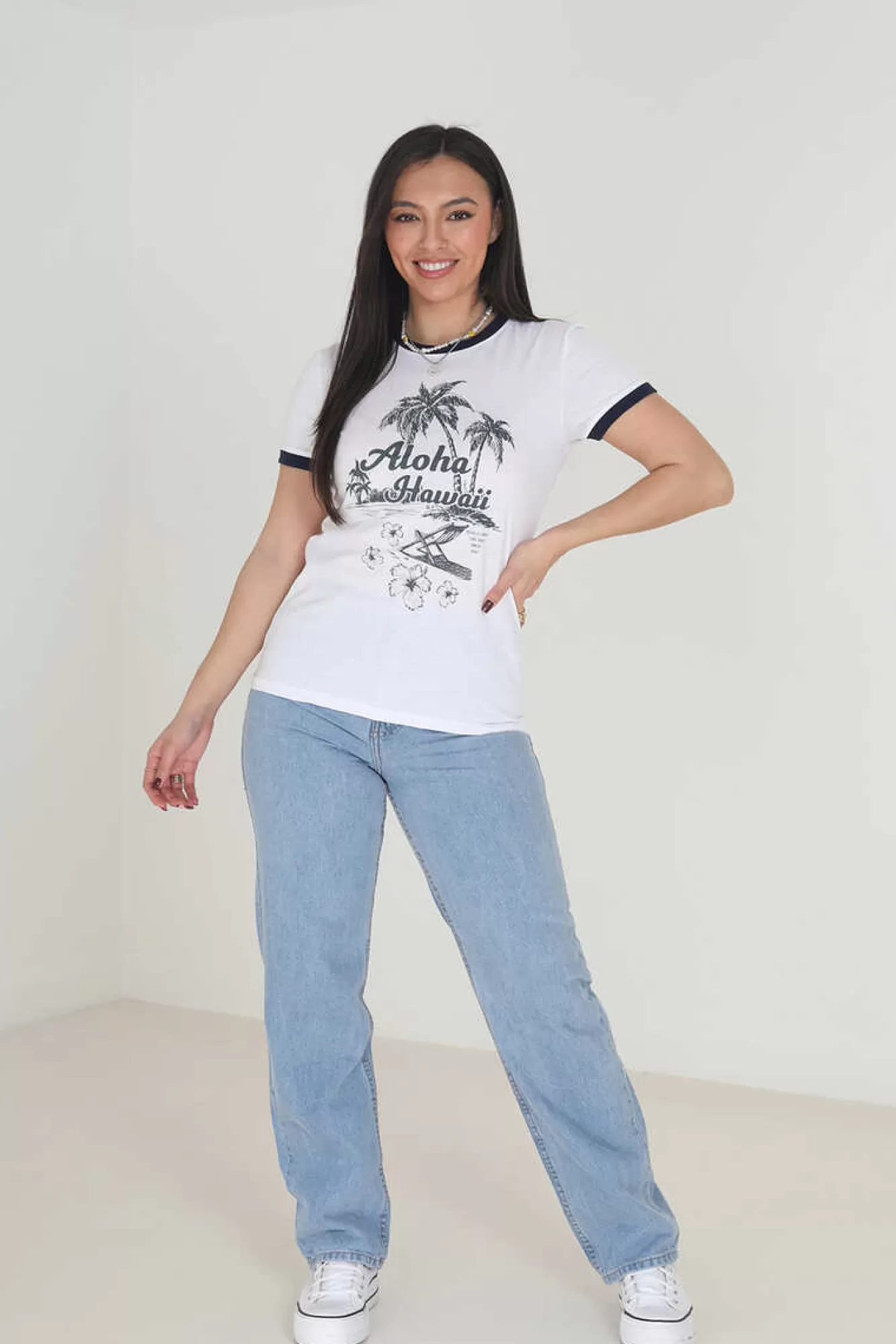 Brave Soul T-Shirt Com Print E Manga Curta
