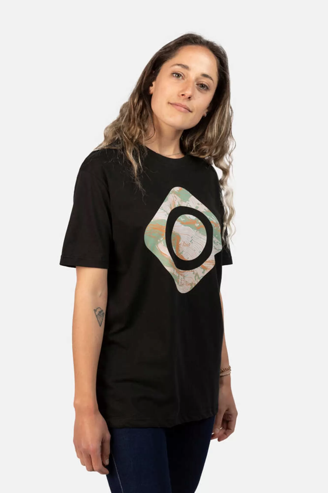 Izas T-Shirt De Manga Curta De Algodao Unissexo Ena