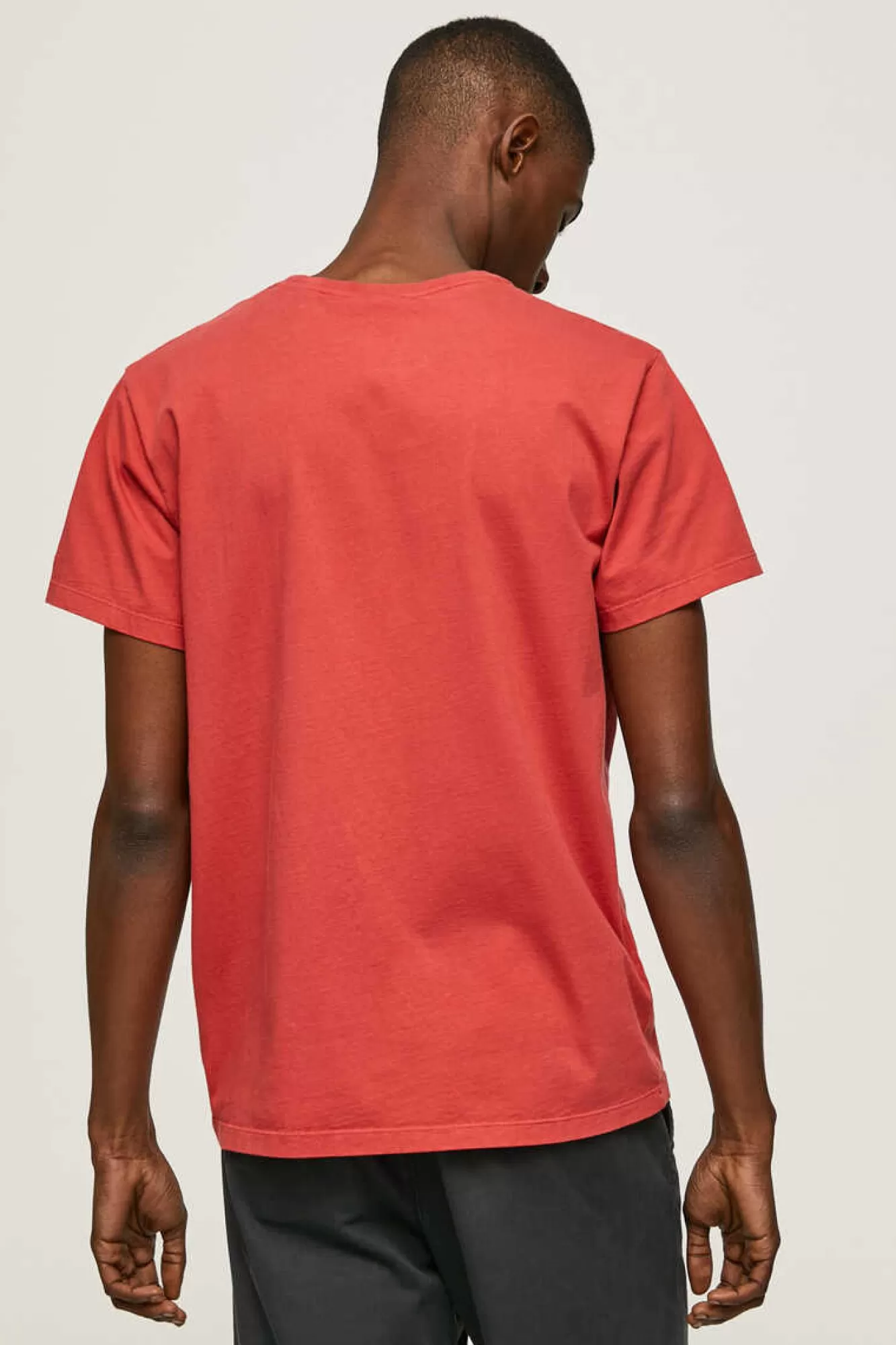 Pepe Jeans T-Shirt De Manga Curta Efeito Lavado.