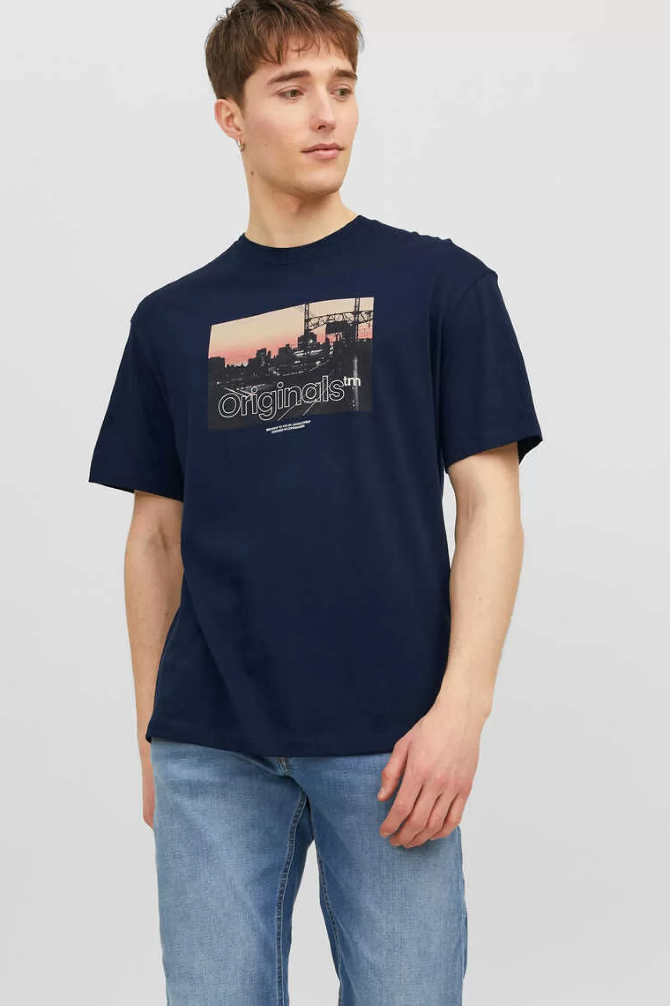 Jack & Jones T-Shirt De Manga Curta Print Foto