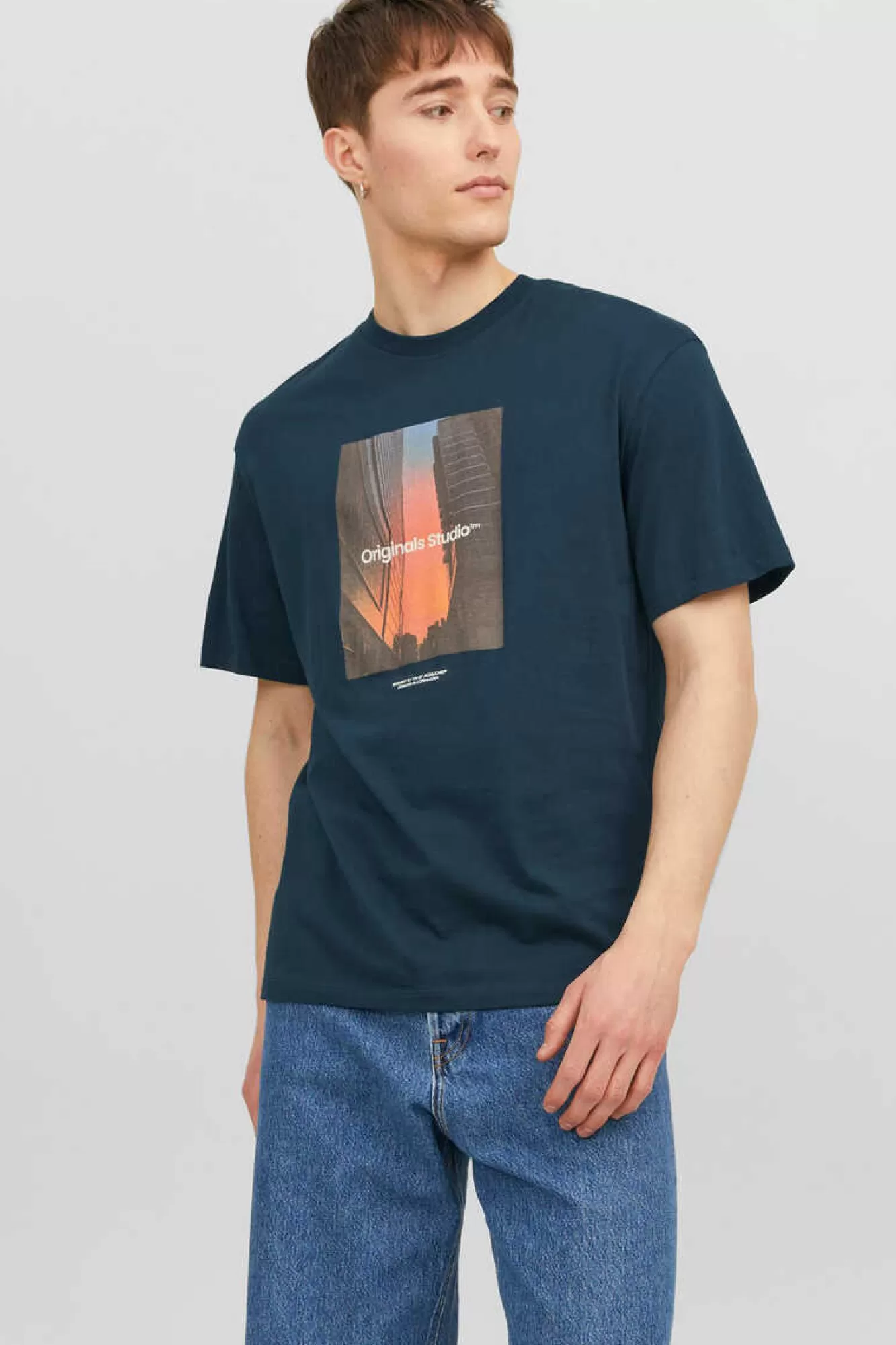 Jack & Jones T-Shirt De Manga Curta Print Foto