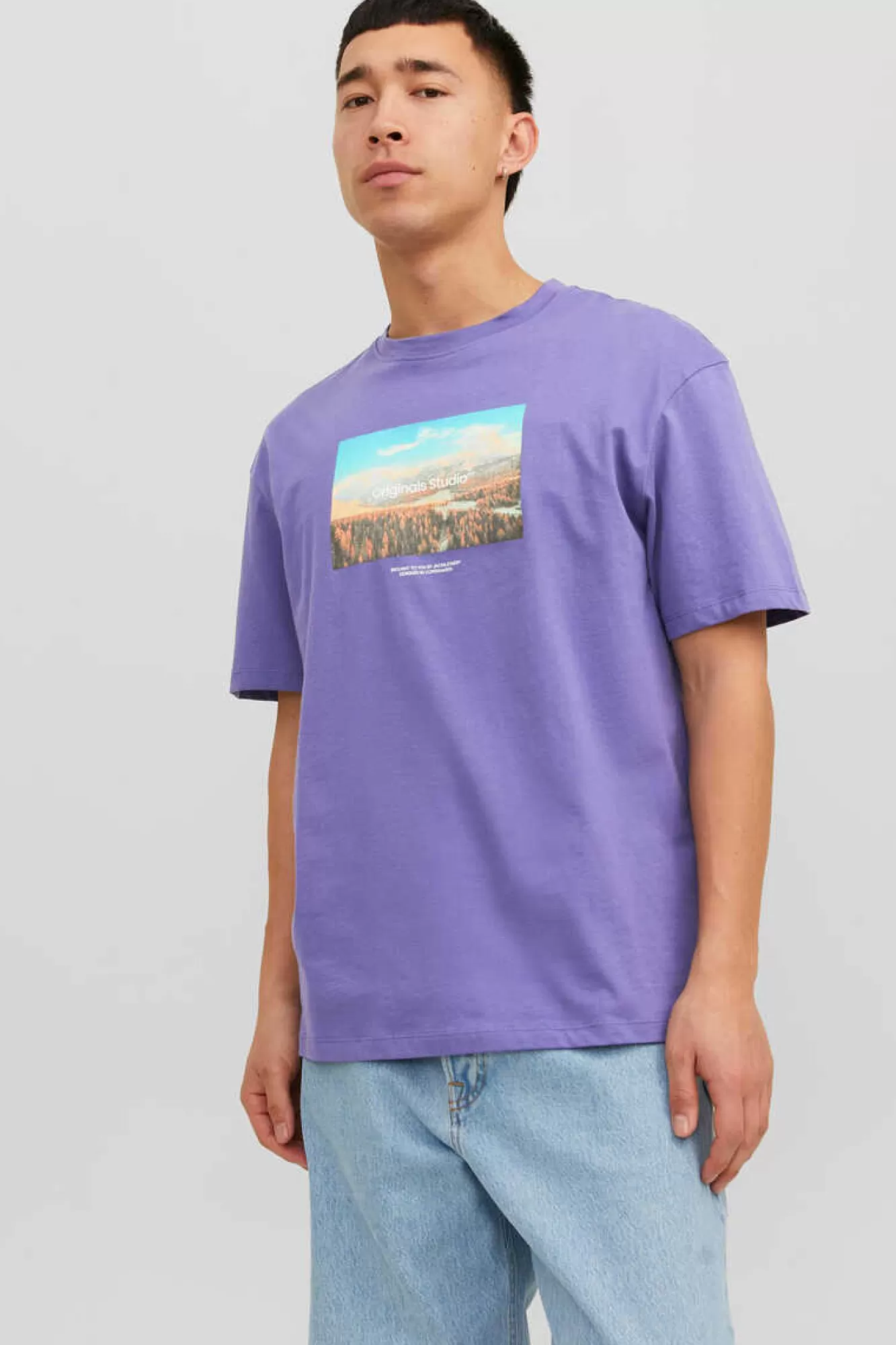 Jack & Jones T-Shirt De Manga Curta Print Foto