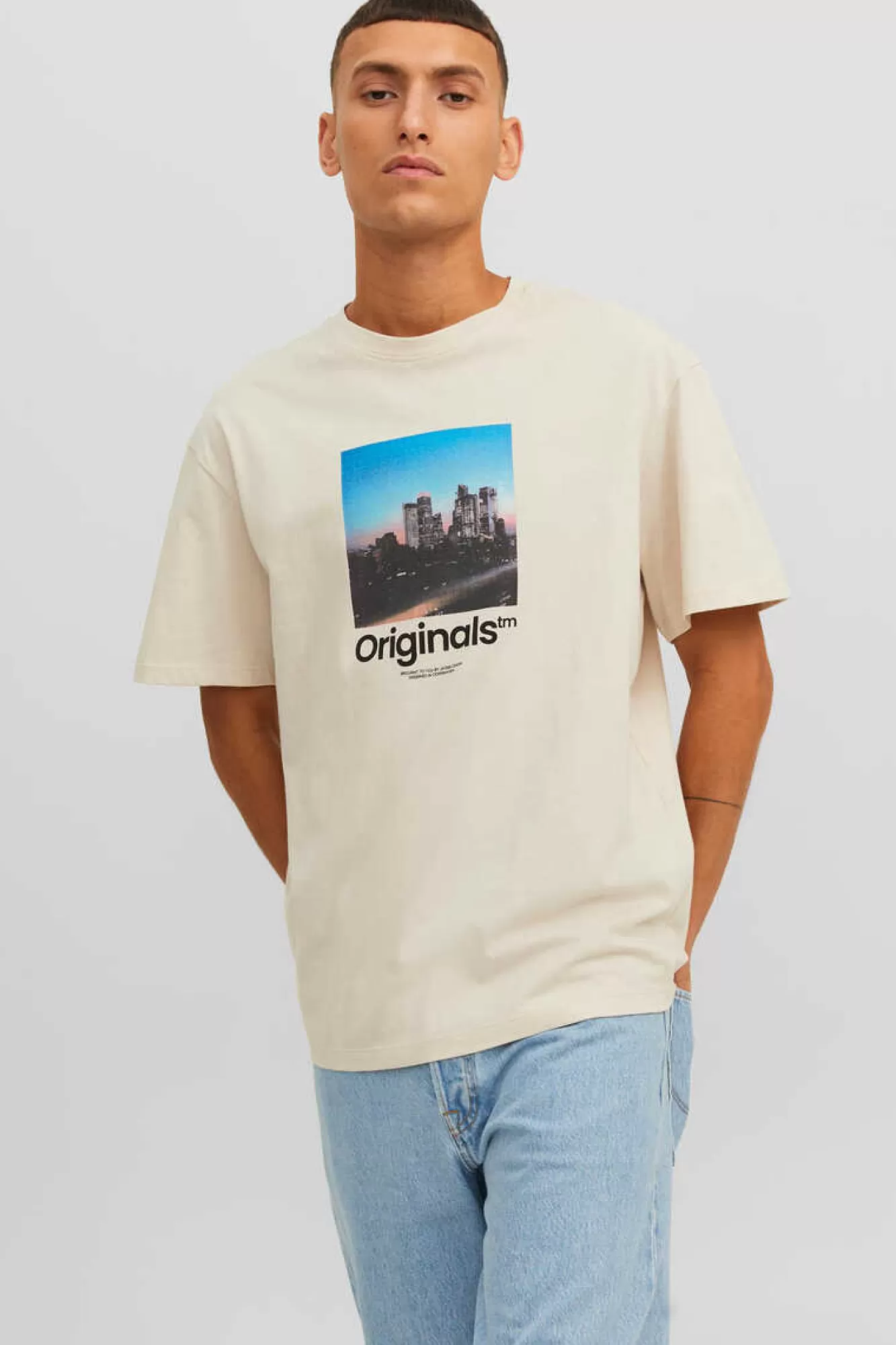 Jack & Jones T-Shirt De Manga Curta Print Foto