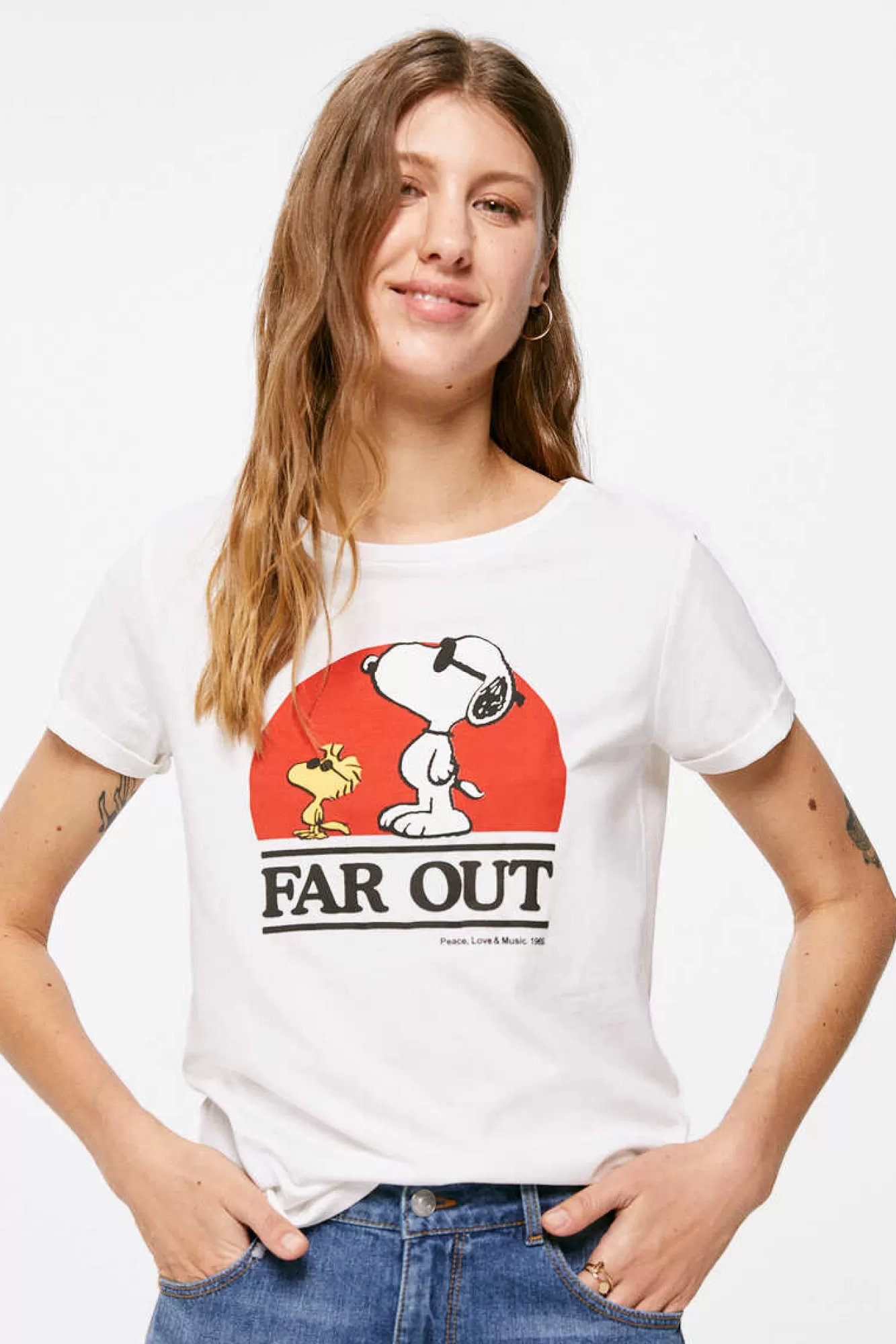 * T-Shirt "Far Out" Snoopy