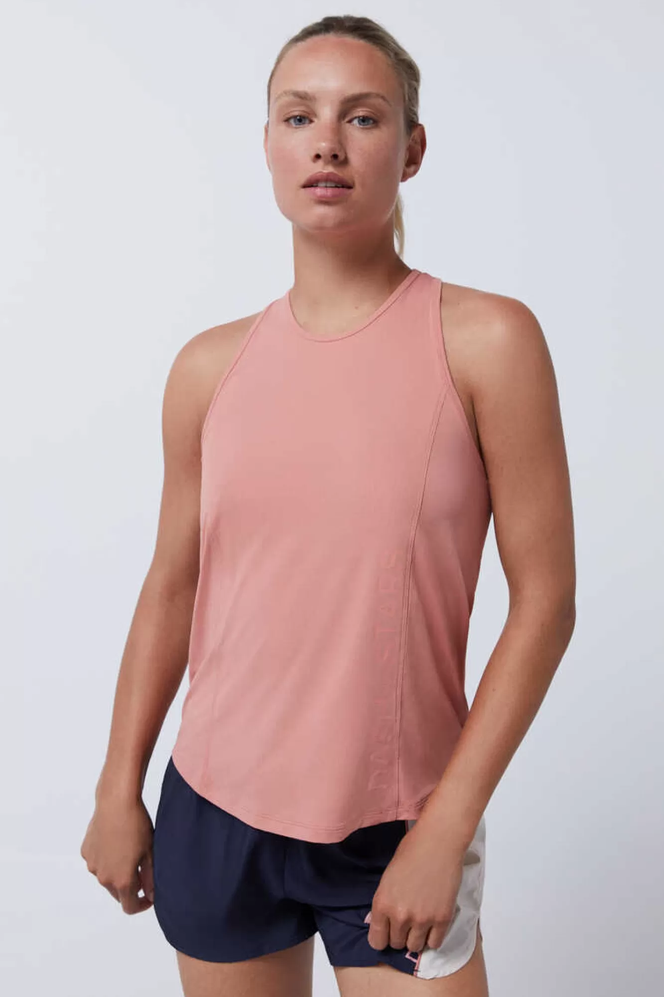 Dash and Stars T-Shirt Halter Rosa