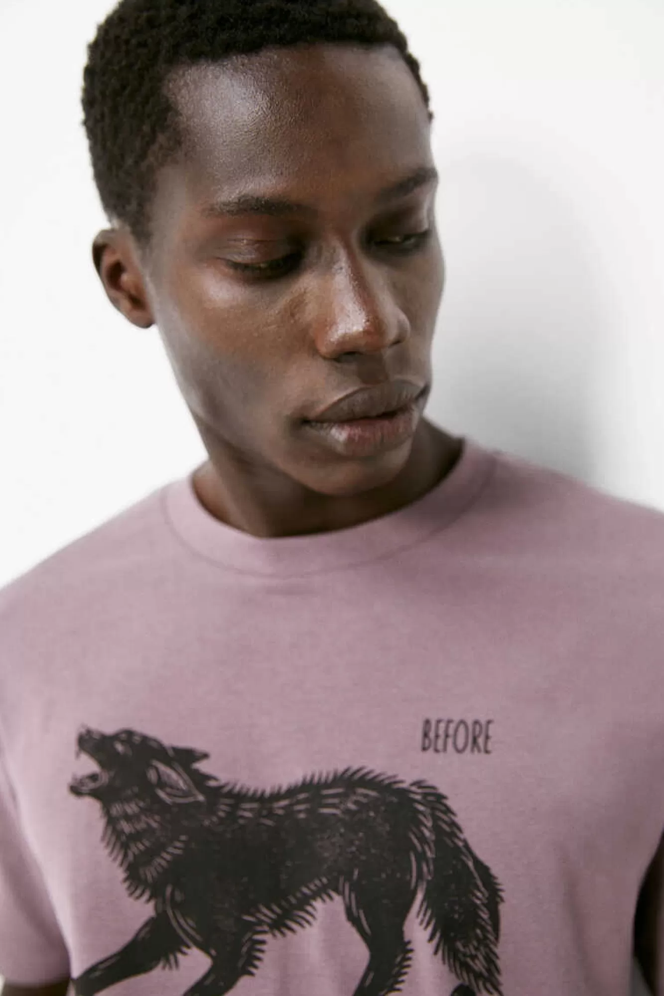 * T-Shirt Lobo Moto
