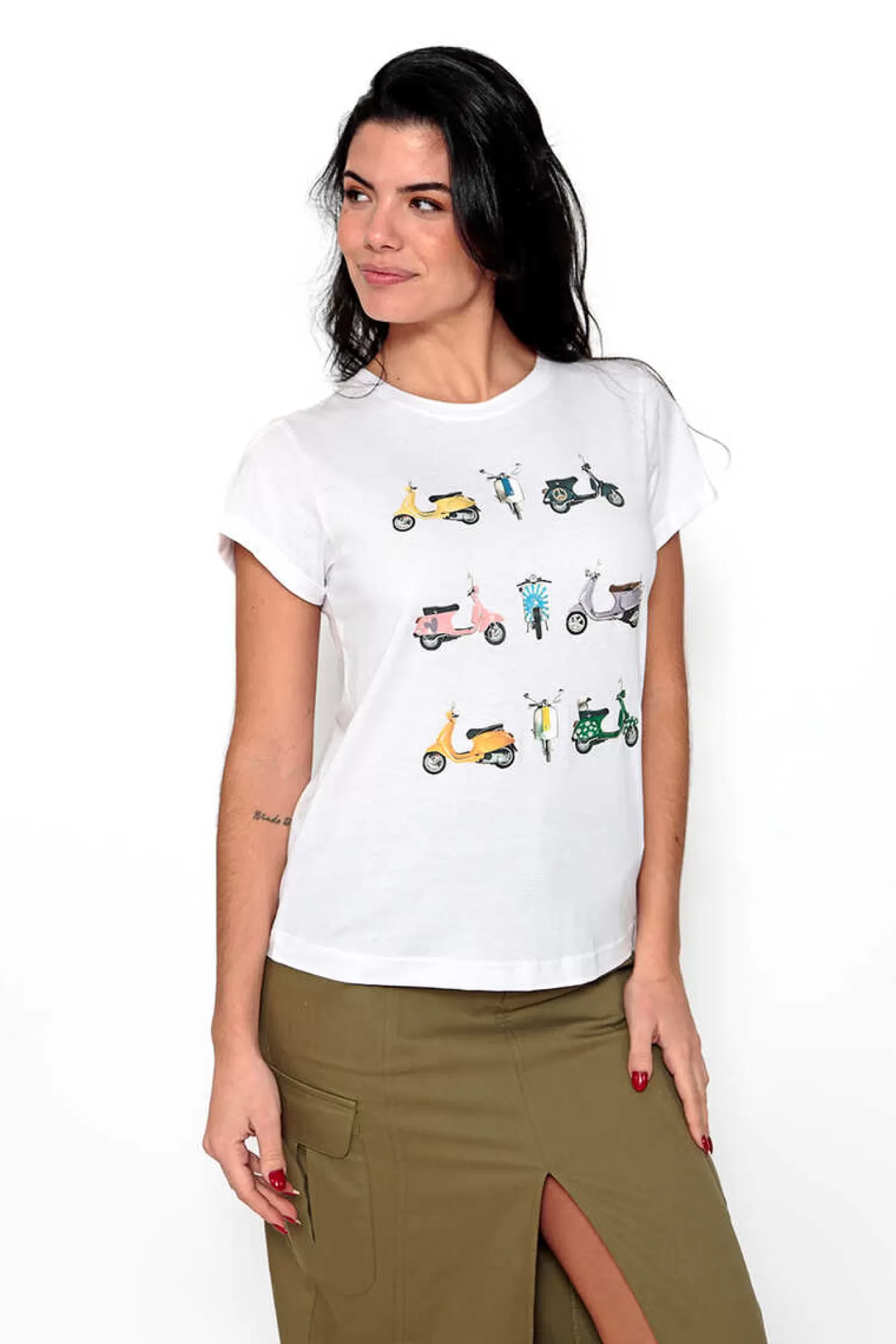 Brave Soul T-Shirt Manga Curta Estampada
