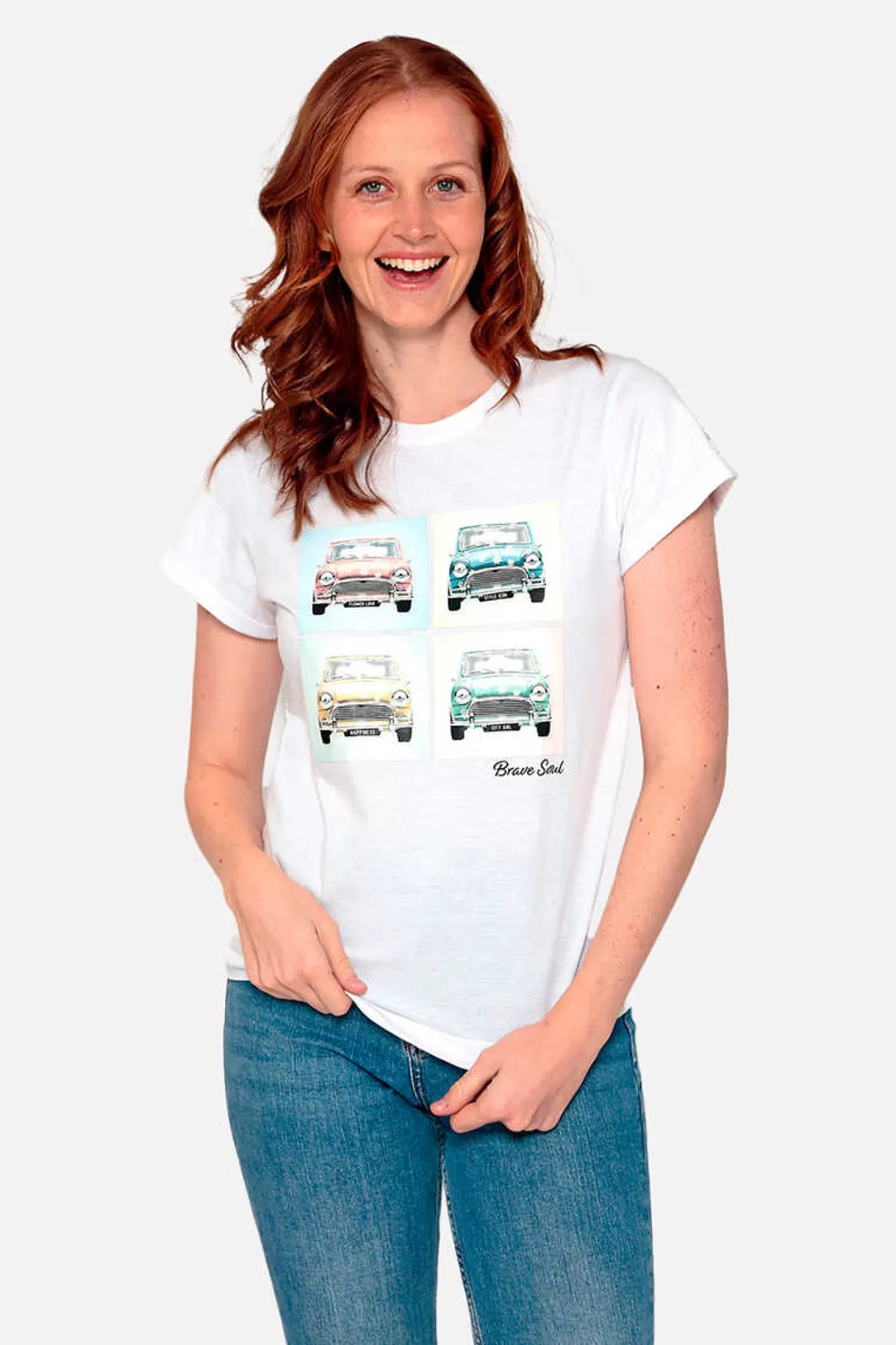 Brave Soul T-Shirt Manga Curta Estampada
