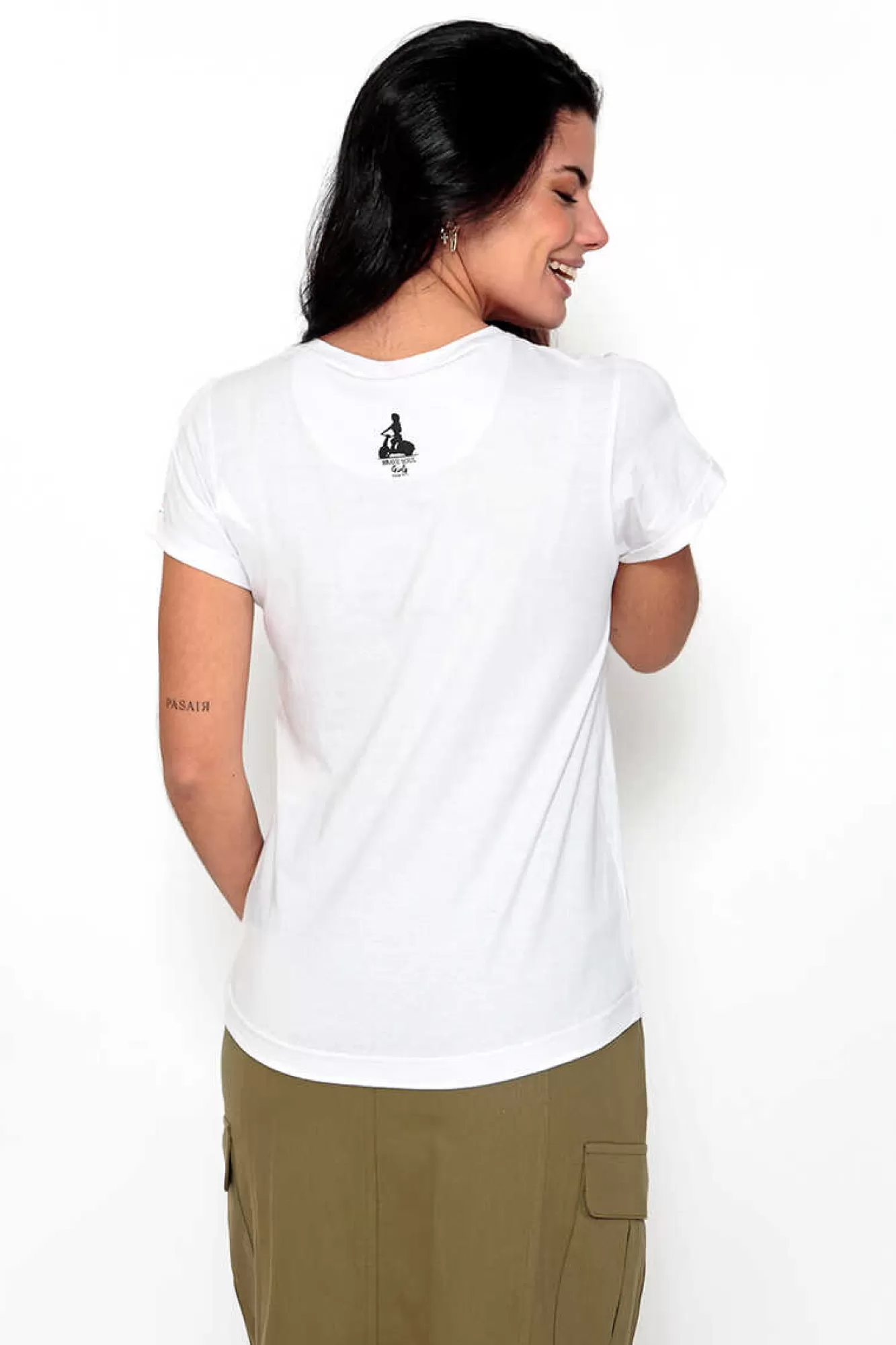 Brave Soul T-Shirt Manga Curta Estampada