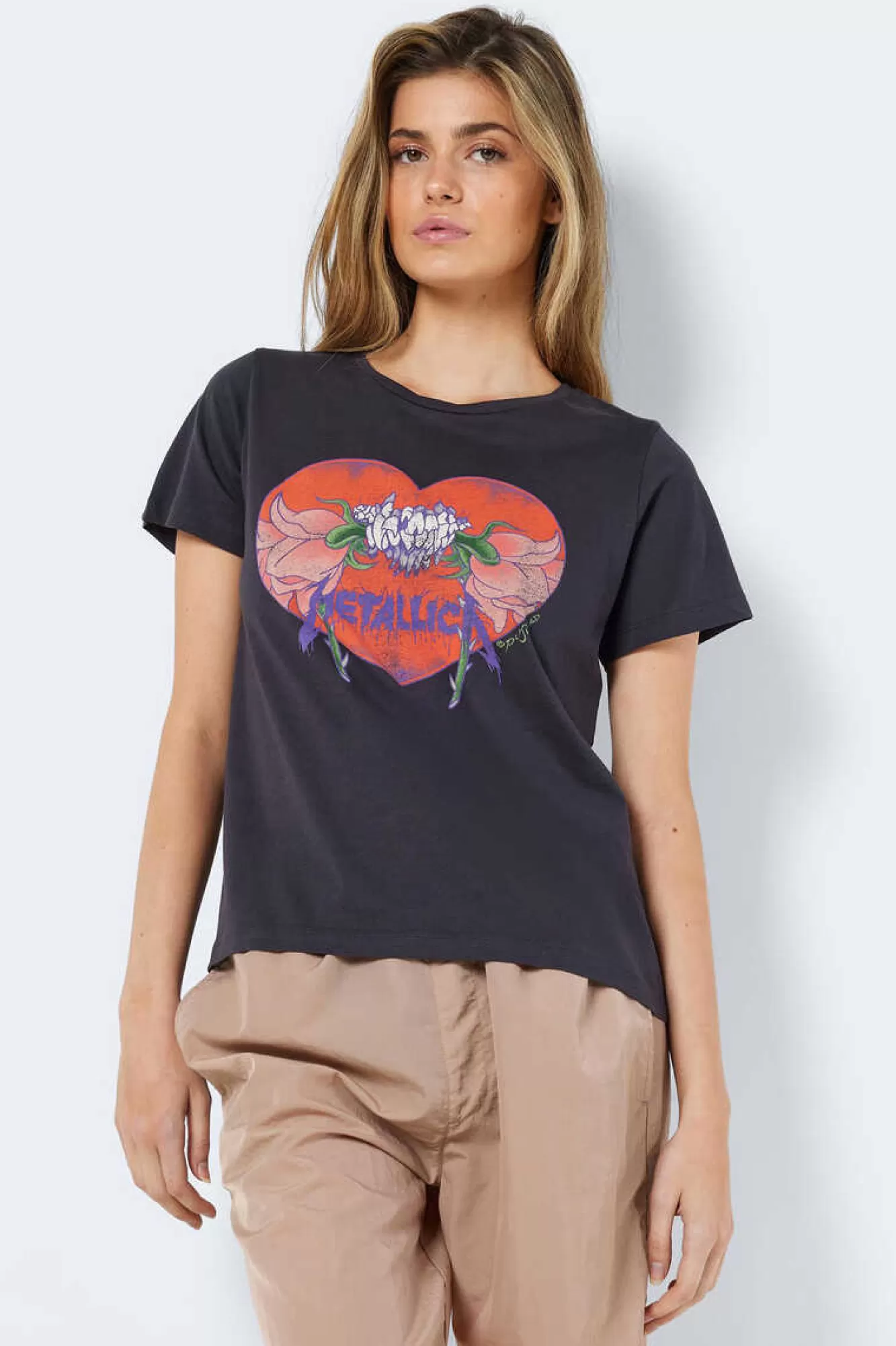 Noisy May T-Shirt Manga Curta Print Frontal