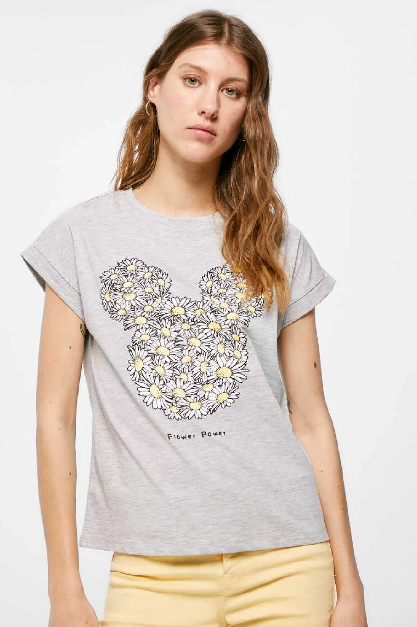 * T-Shirt Mickey Margaridas