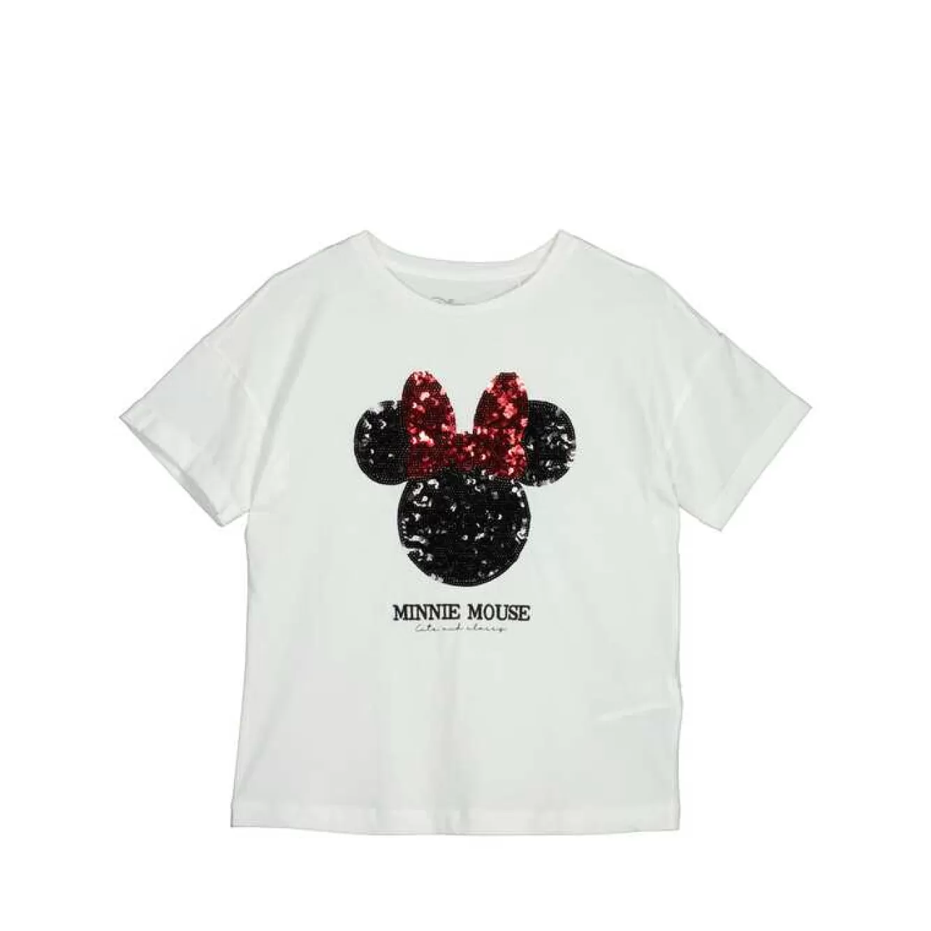 * T-Shirt "Minnie" Lantejoulas