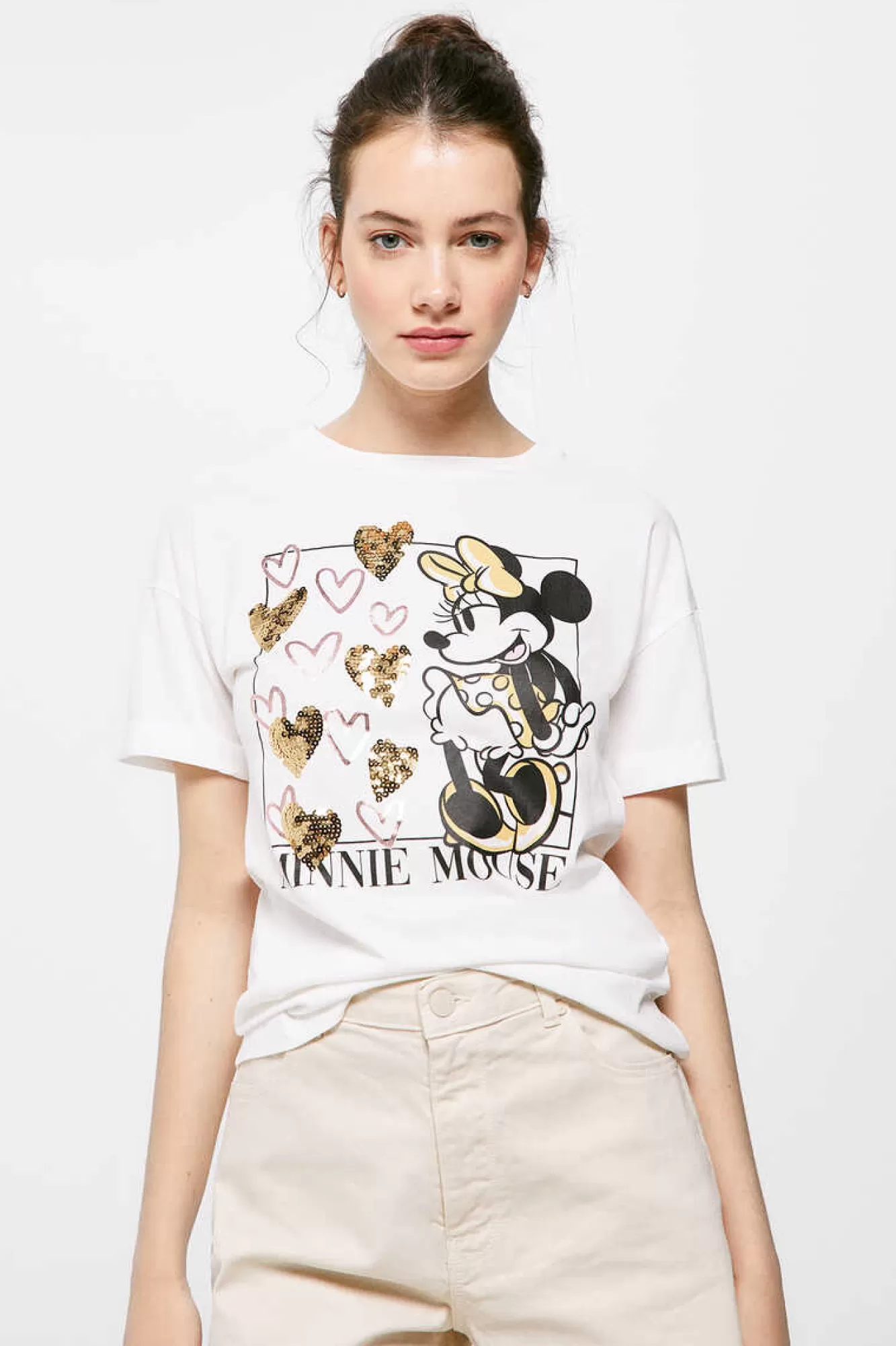 * T-Shirt "Minnie Mouse" Coracoes