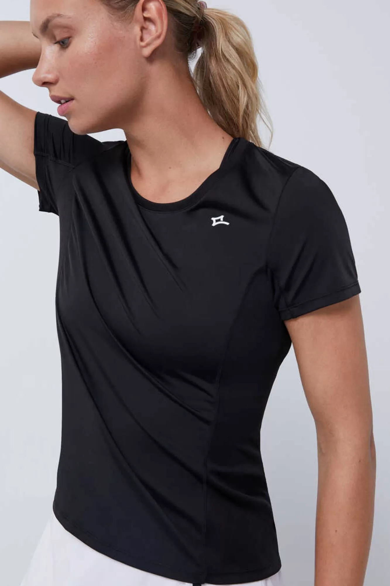 Dash and Stars T-Shirt Transpiravel Preta