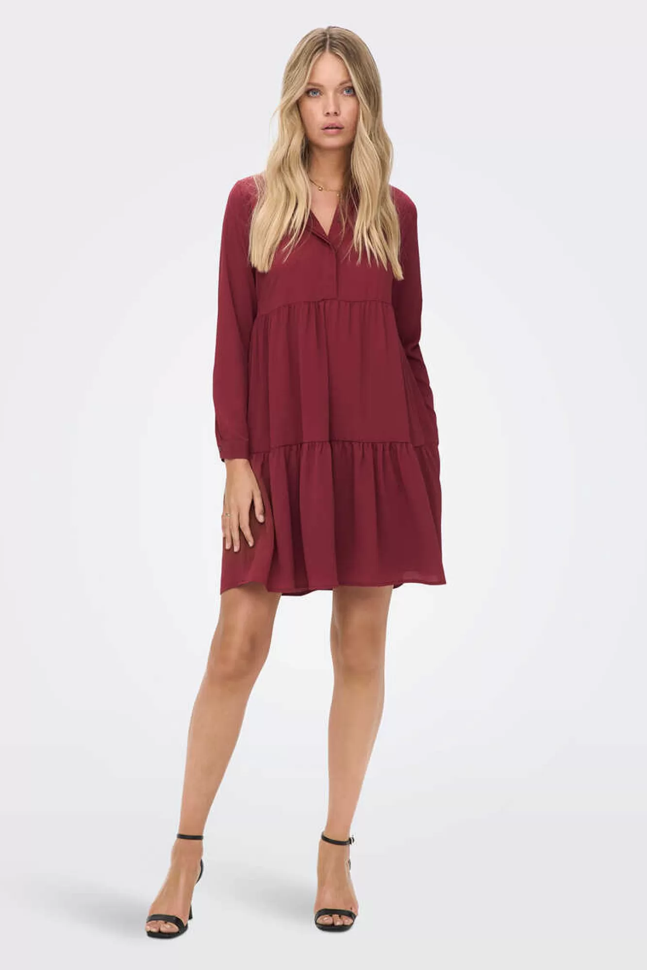 JDY Vestido Camiseiro Folgado