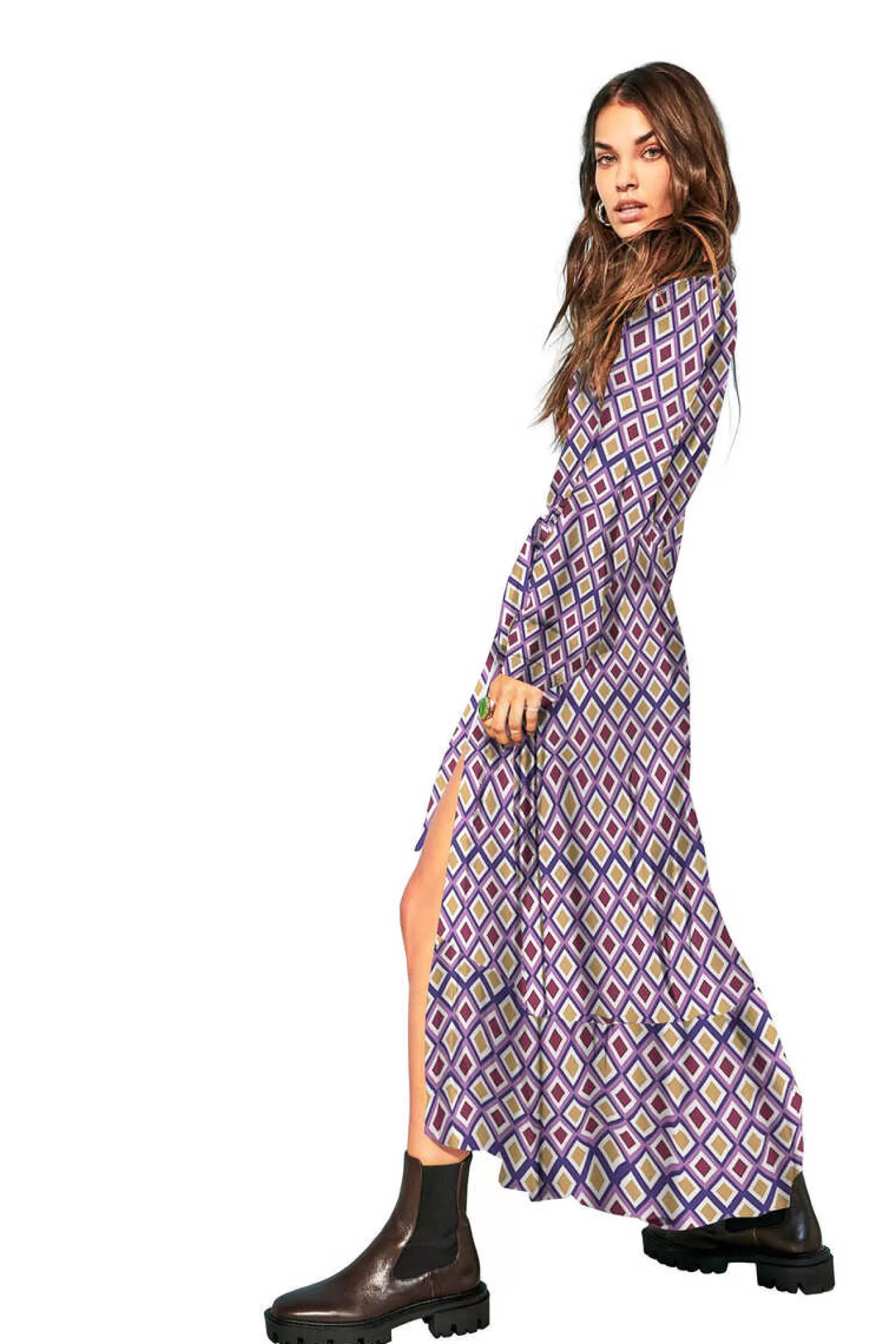 Only Vestido Camiseiro Midi