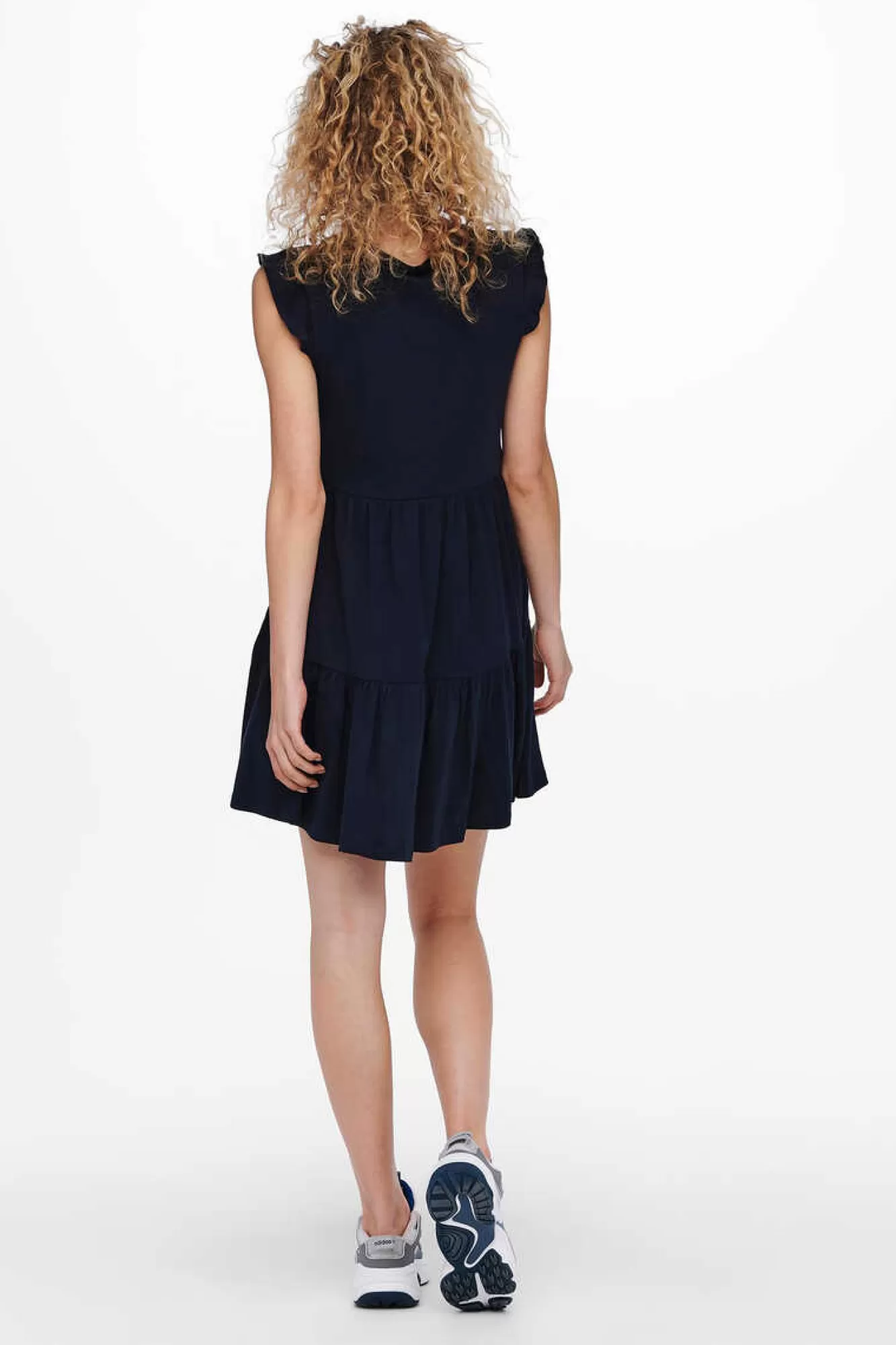 Only Vestido Com Folhos
