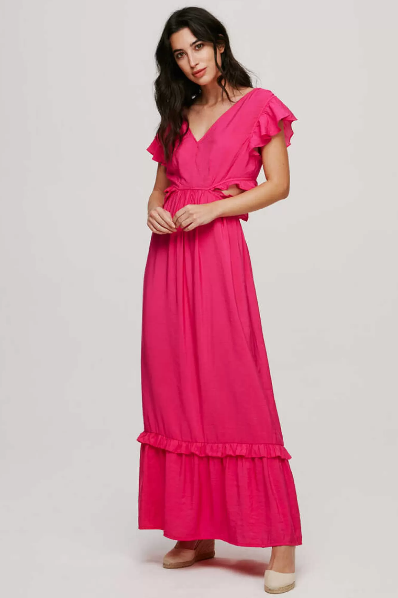 Vila Vestido Comprido Costas Abertas