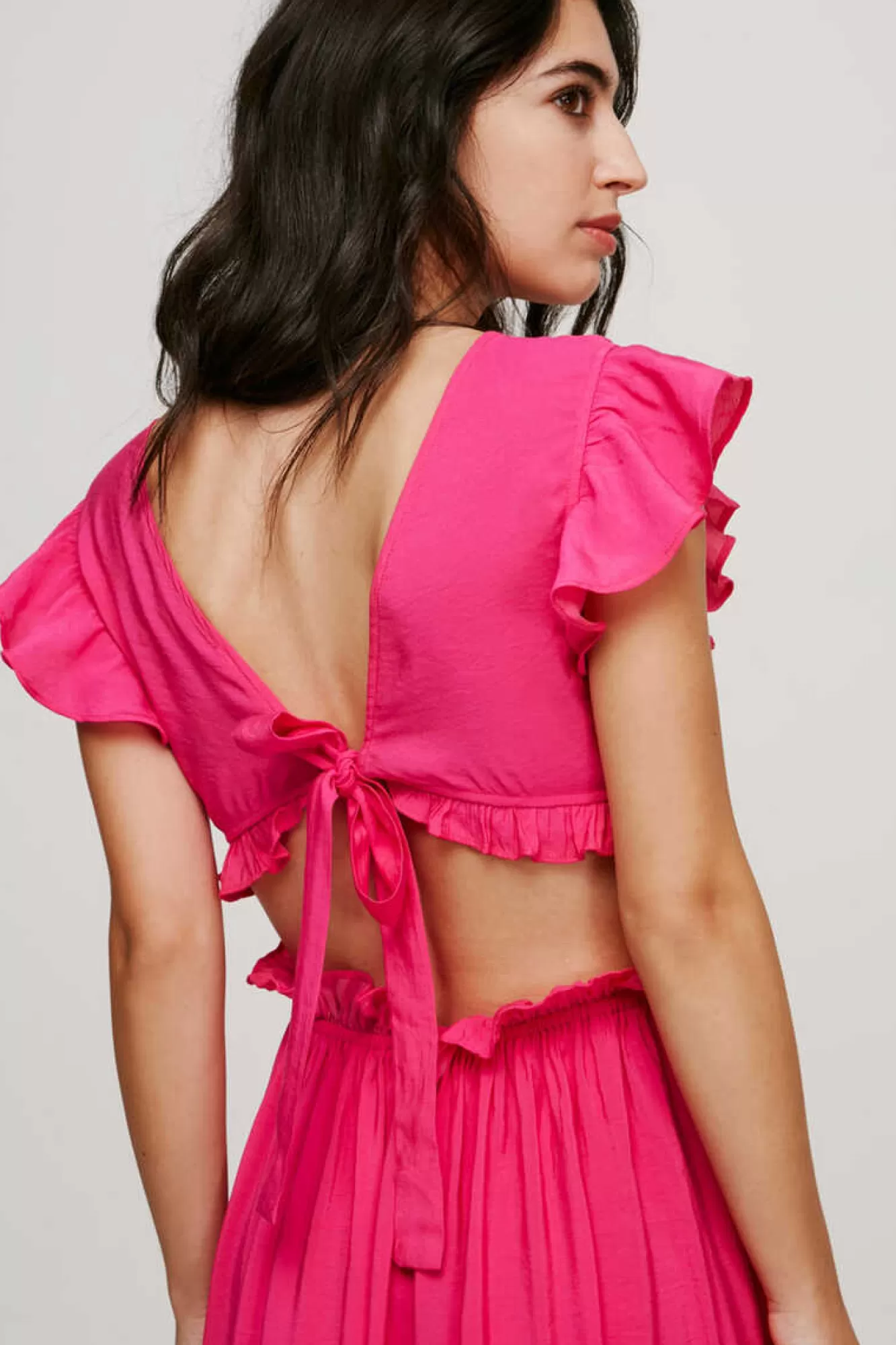Vila Vestido Comprido Costas Abertas