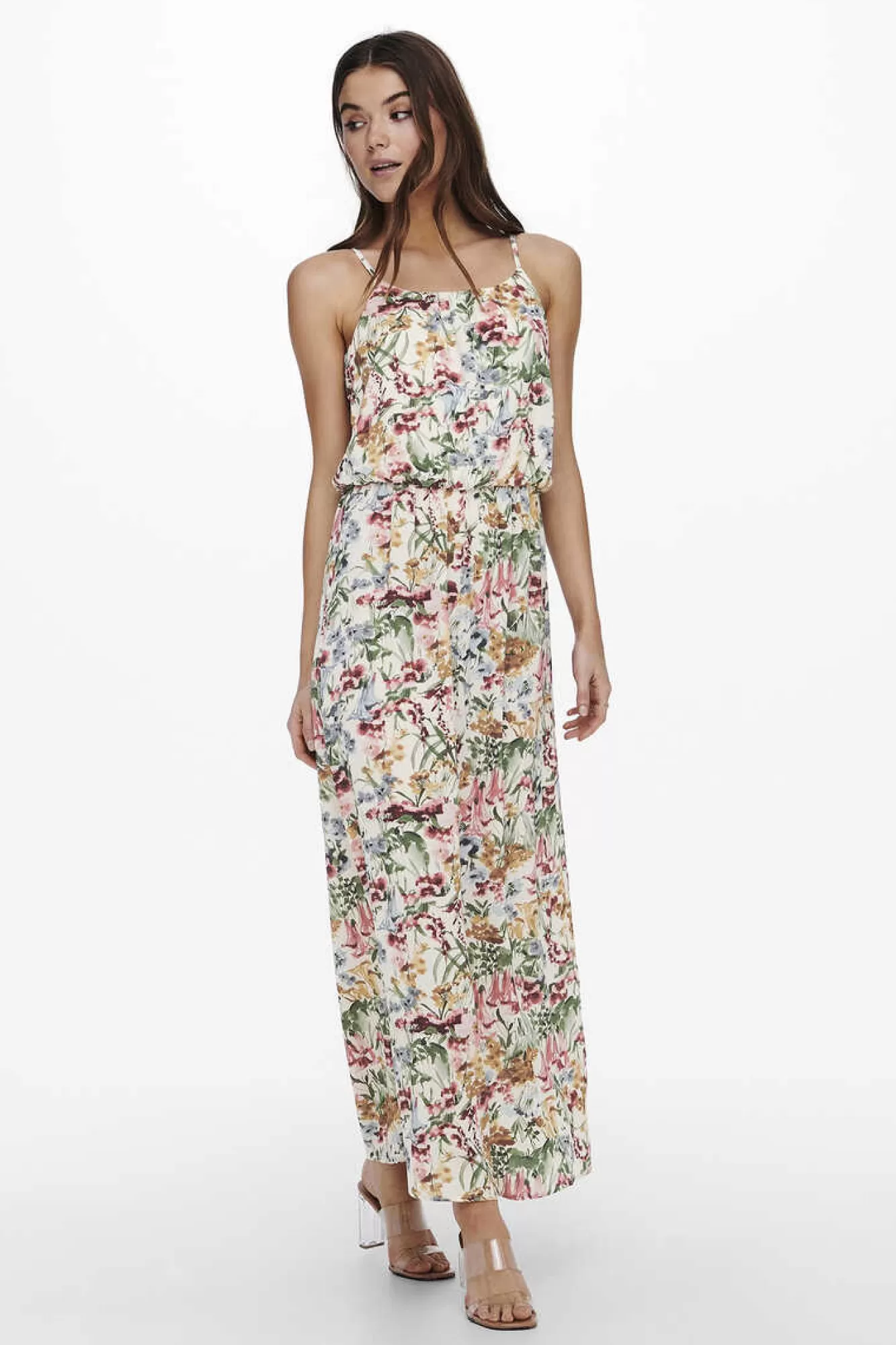 Only Vestido Comprido De Alcas