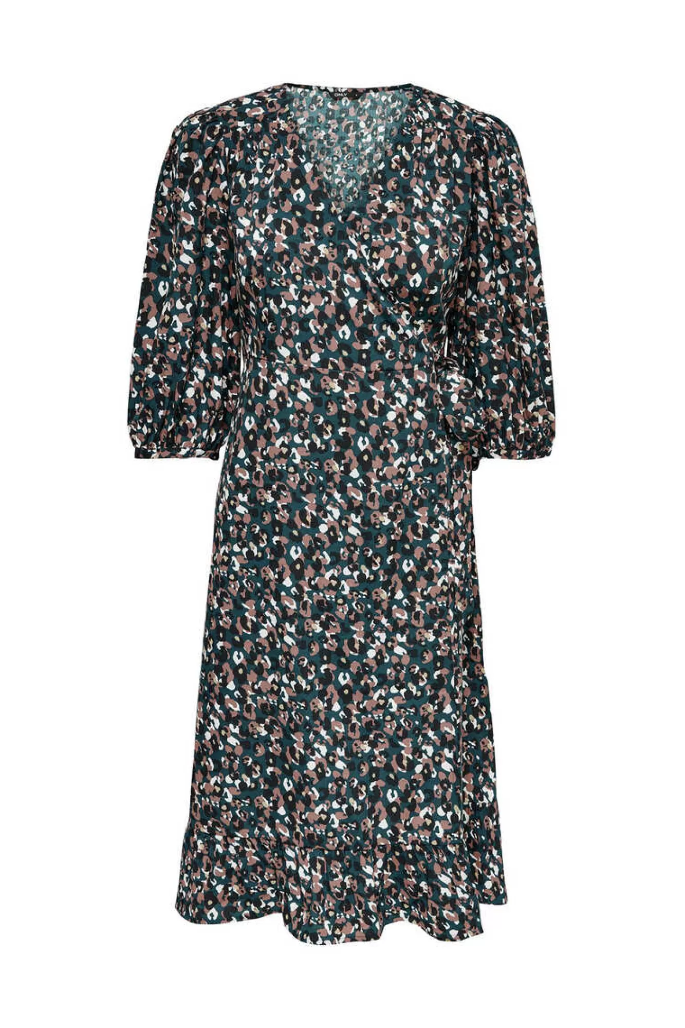 Only Vestido Cruzado Midi
