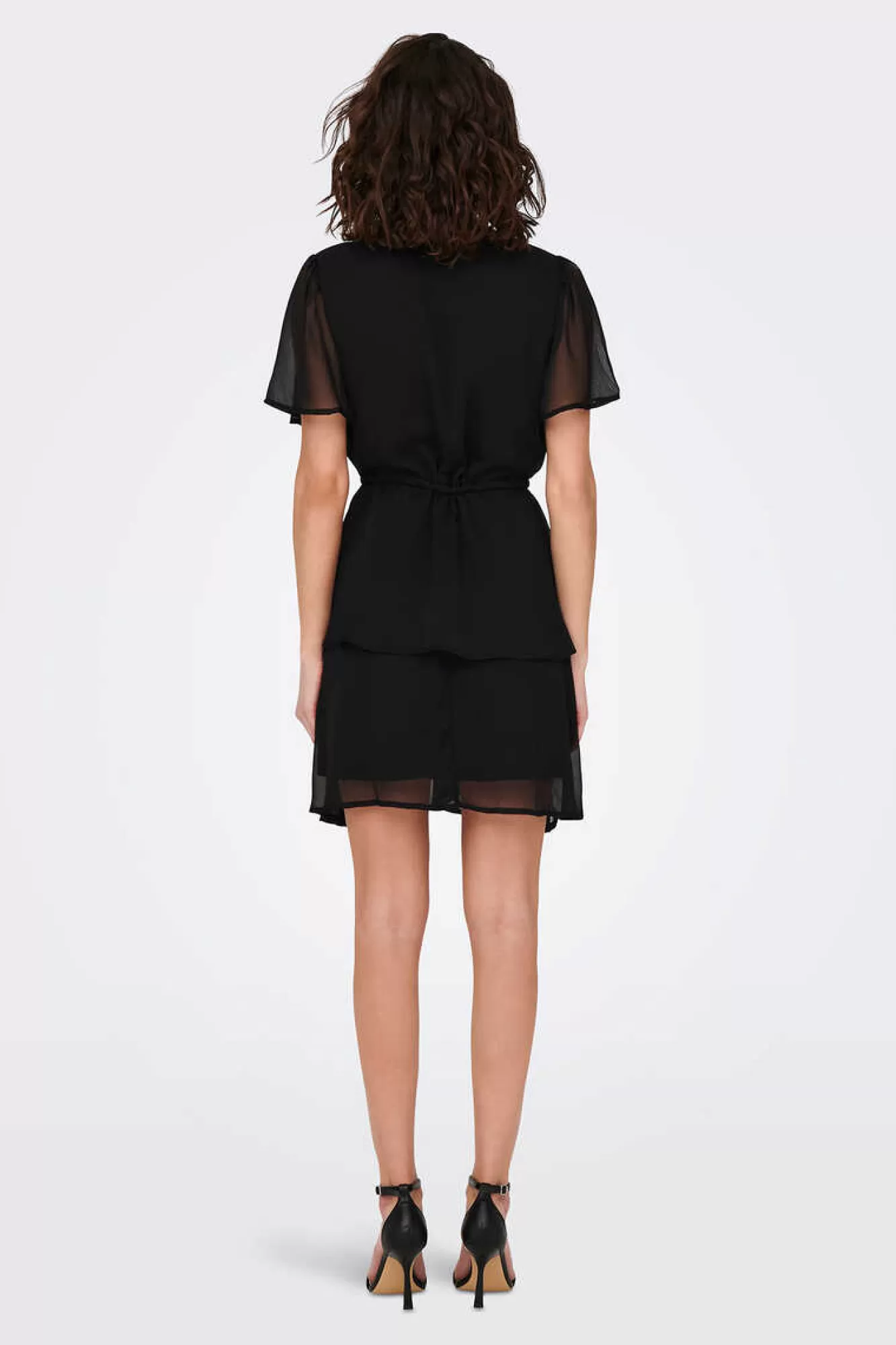 JDY Vestido Curto Com Folhos