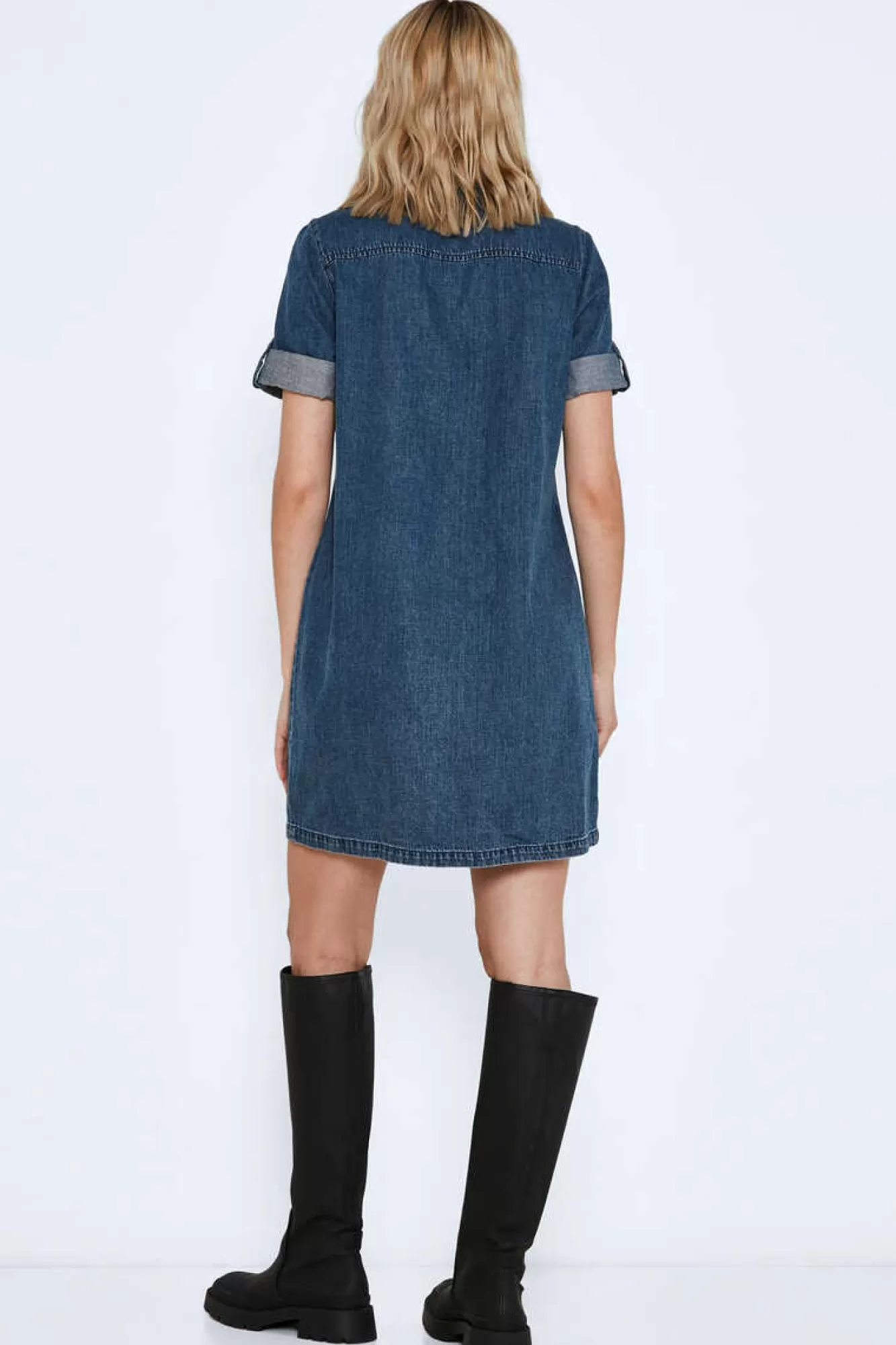 Noisy May Vestido Curto De Ganga