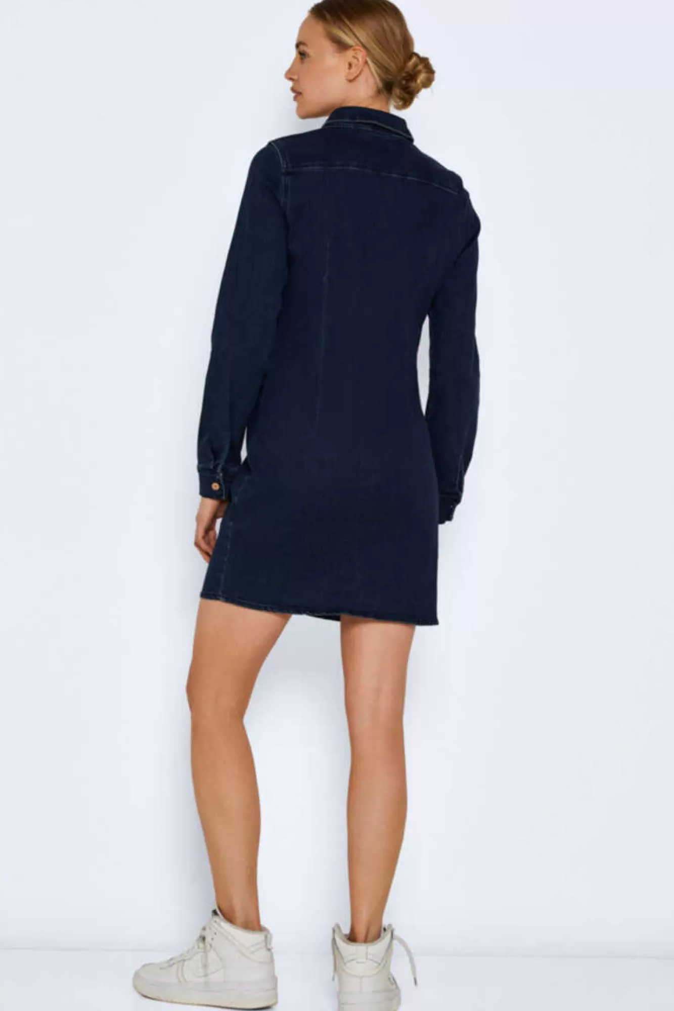 Noisy May Vestido Curto Denim