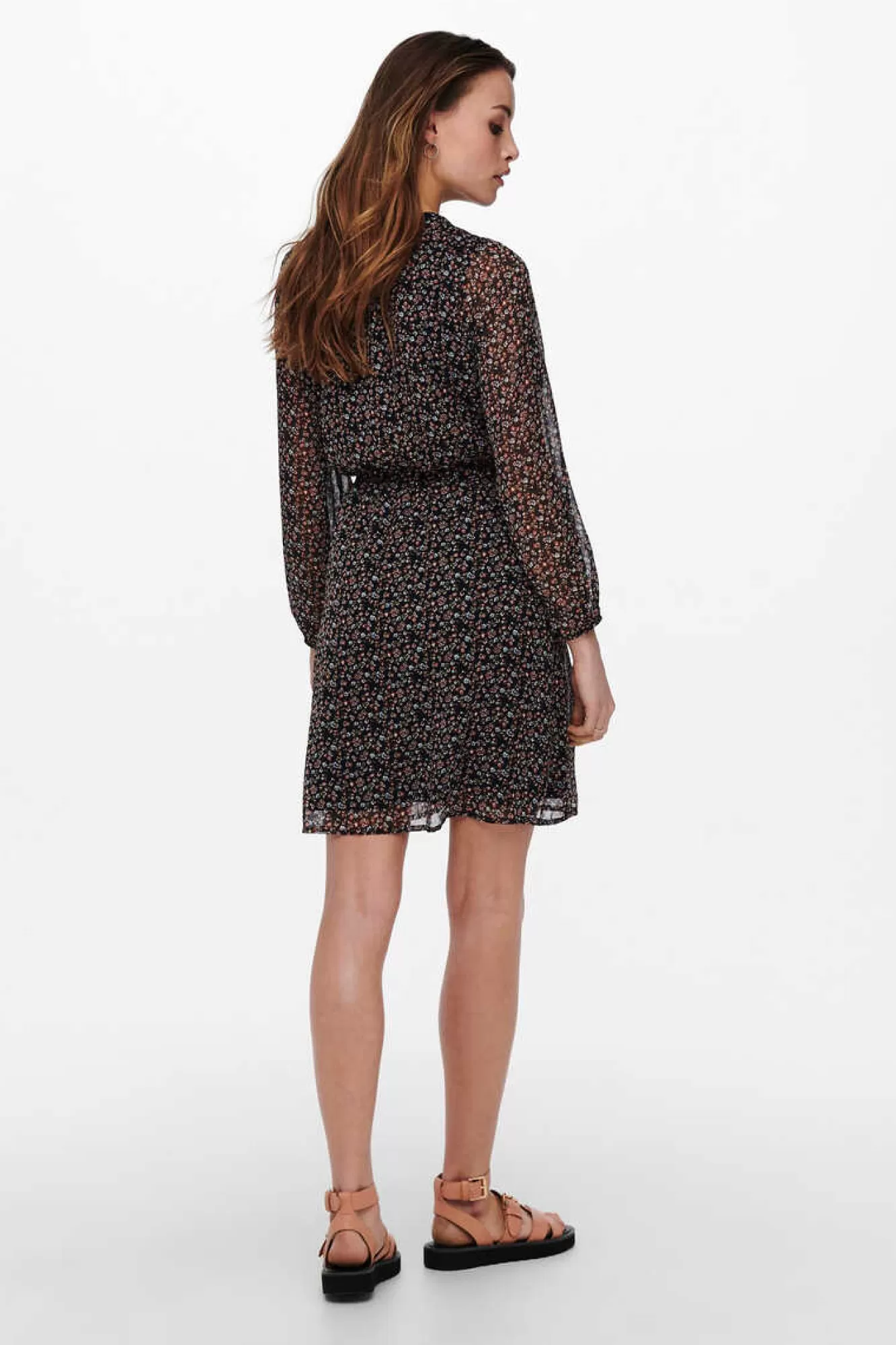 Only Vestido Curto Laco