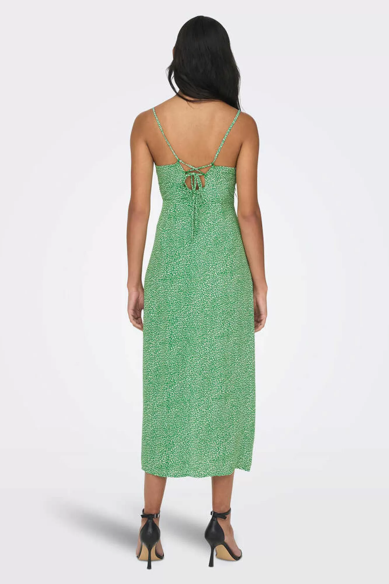 Only Vestido De Alcas Estampado