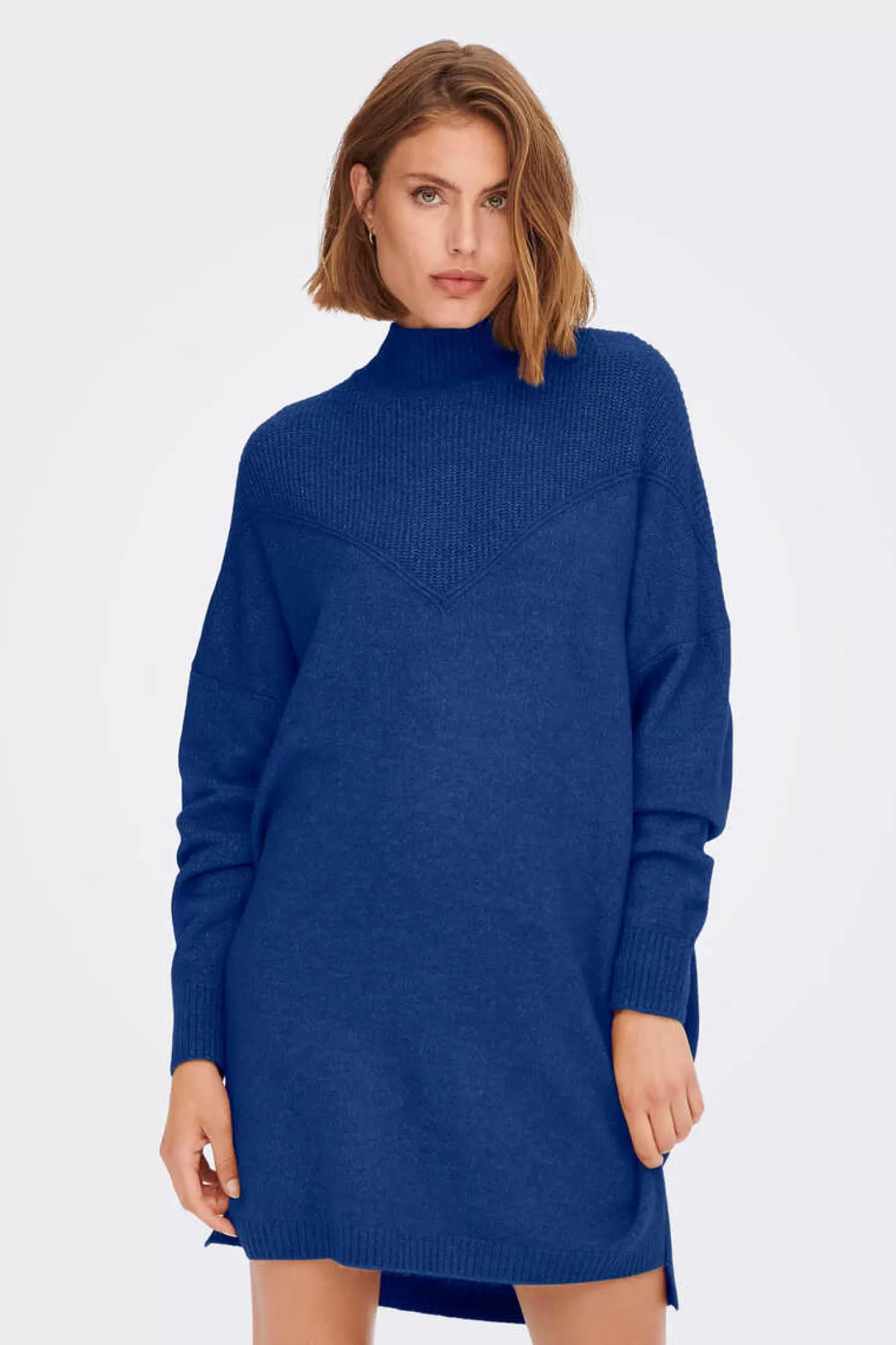 Only Vestido De Malha Gola Perkins