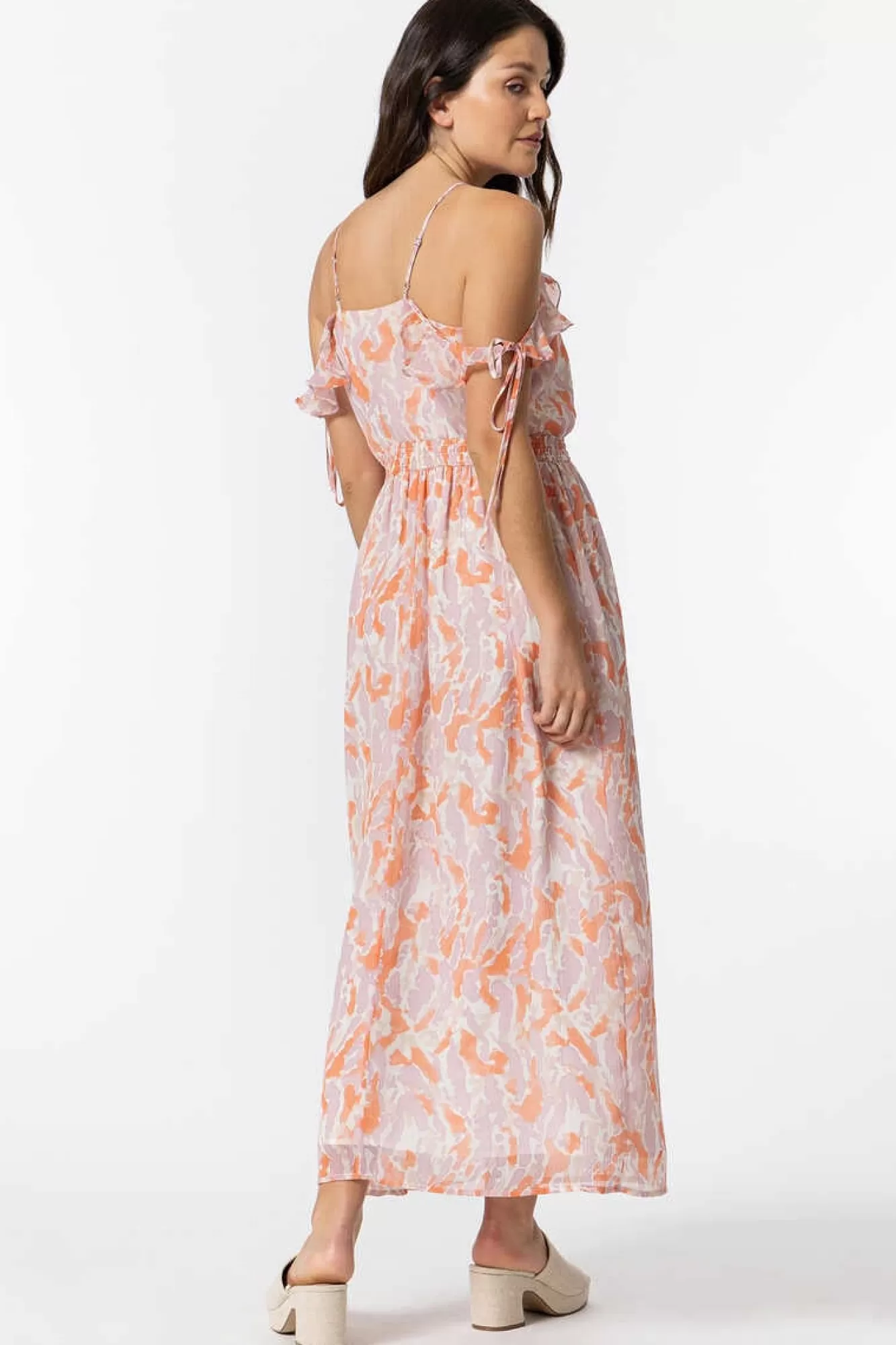 Tiffosi Vestido Estampado De Manga Cava